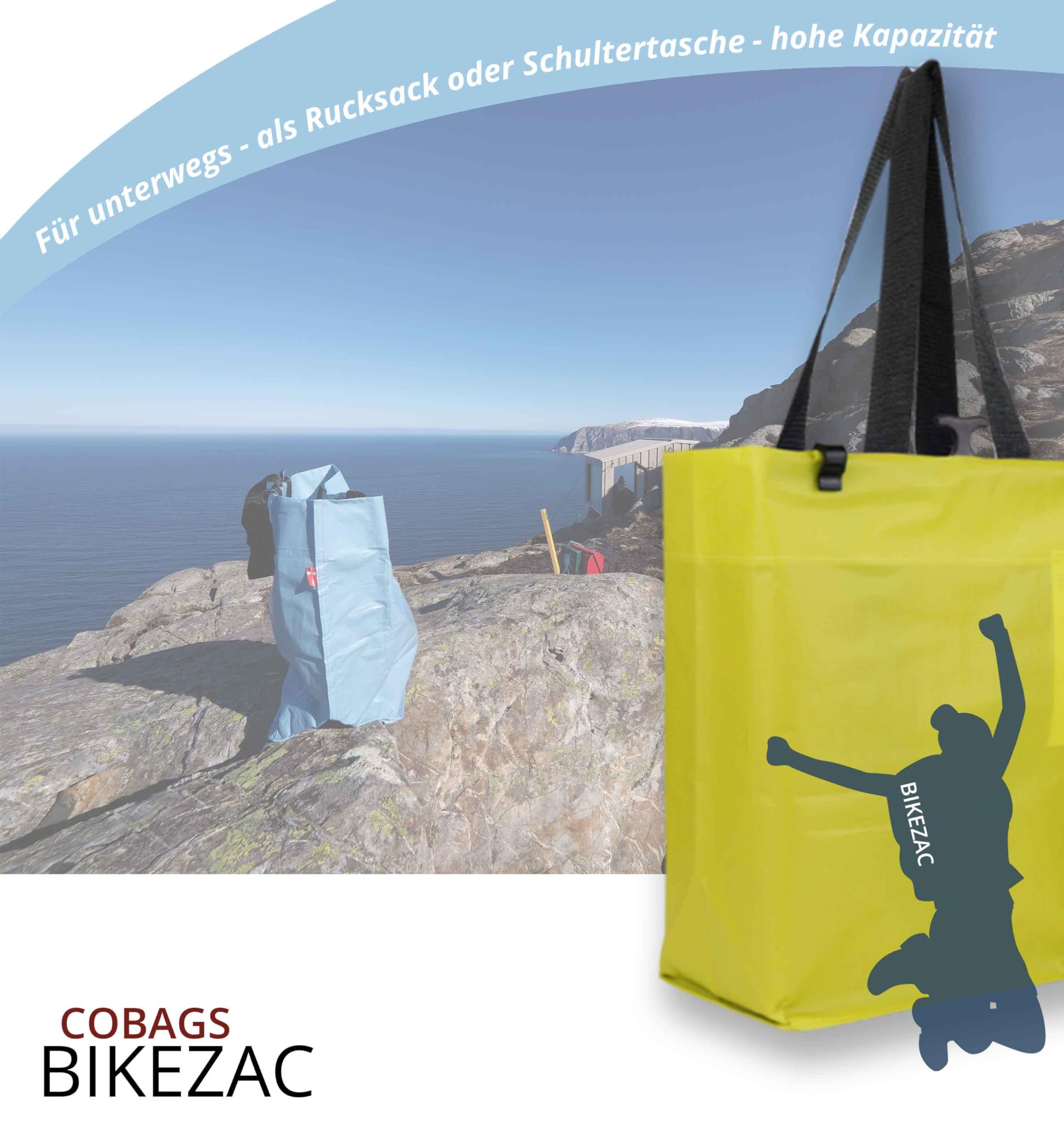 Borsa Per Bicicletta Bikezac - Shopping Bag Ripiegabile Per Portapacchi, Eco-Friendly - Foto 9
