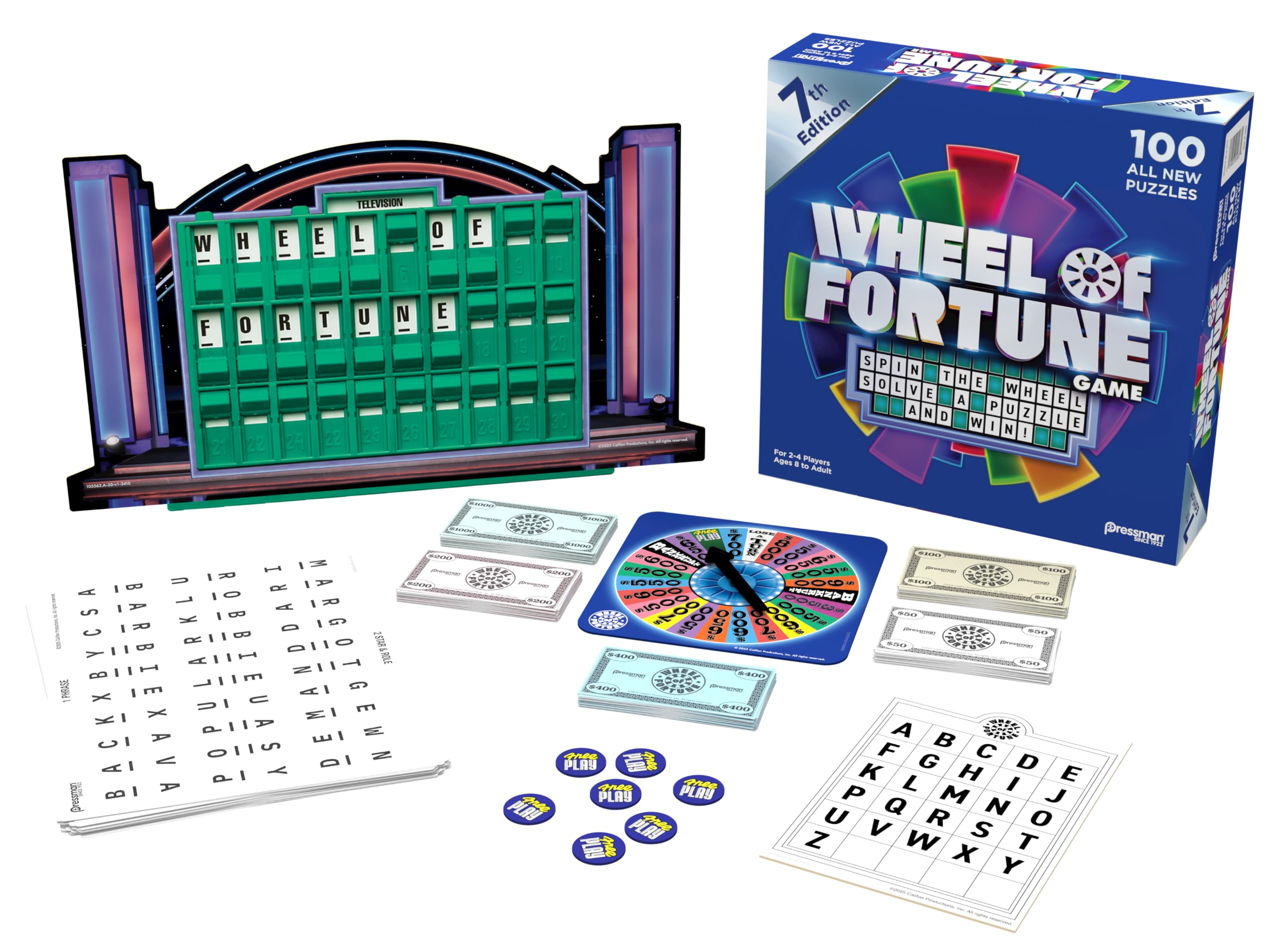 Pressman Toys Wheel of Fortune Game