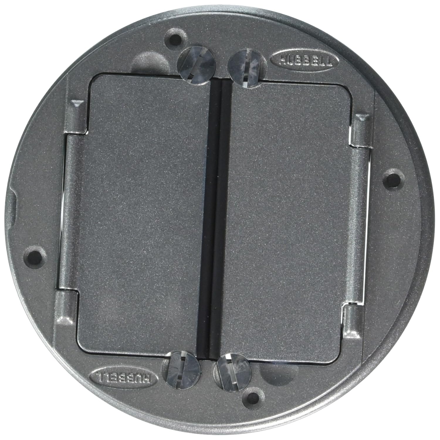 Hubbell Wiring Device-Kellems Floor Box Cover Tile Flange, Aluminum, S1TFCAL