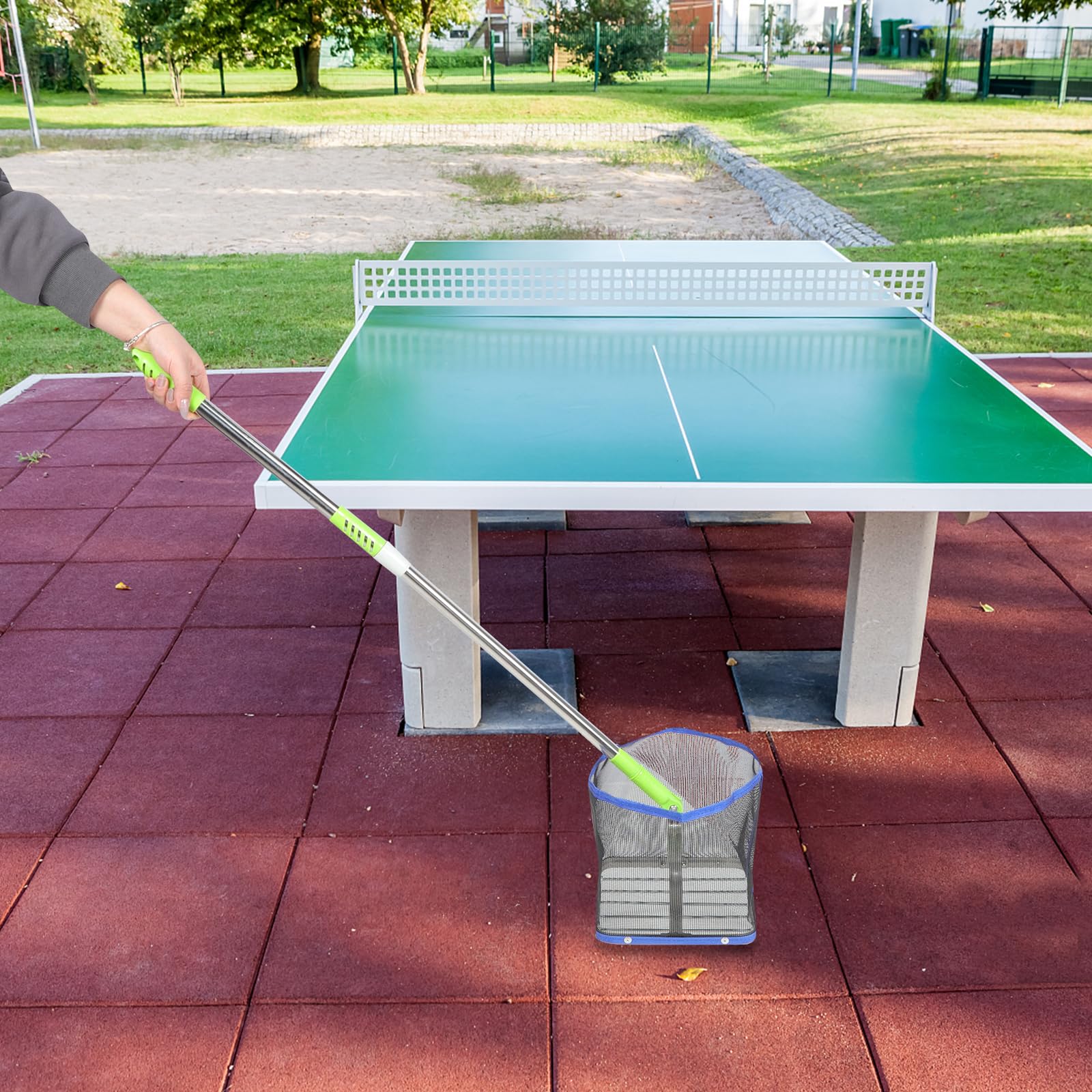Tischtennisball Picker Tragbar Mit Teleskopgriff - Verstellbarer Ballsammler Für Effizientes Aufheben Und Praktische Lagerung
