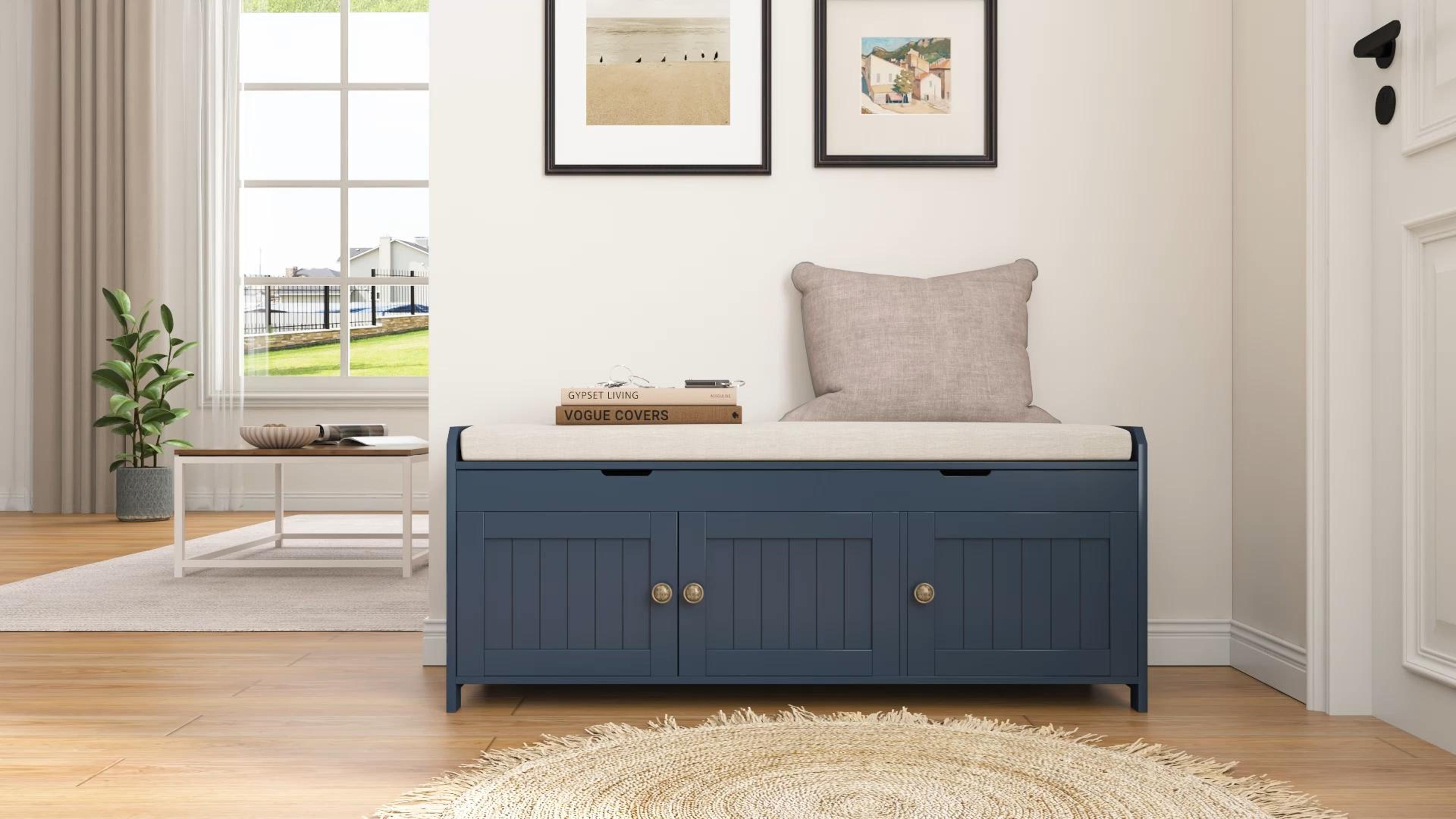 家具 cabinet bench Amazon.com: HOMEFORT 41.3