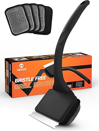 MEKER Grill Brush Bristle Free