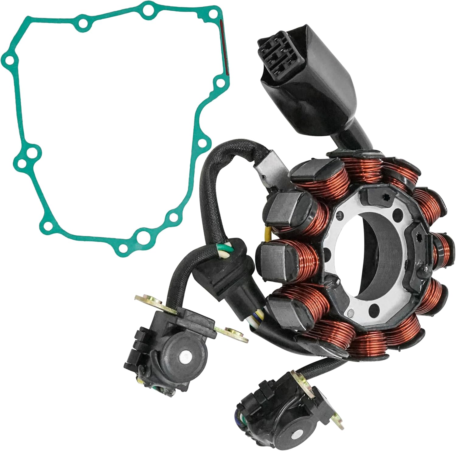 Caltric Stator and Gasket Compatible with Honda CRF250R 2014 2015 2016 2017 Alternator