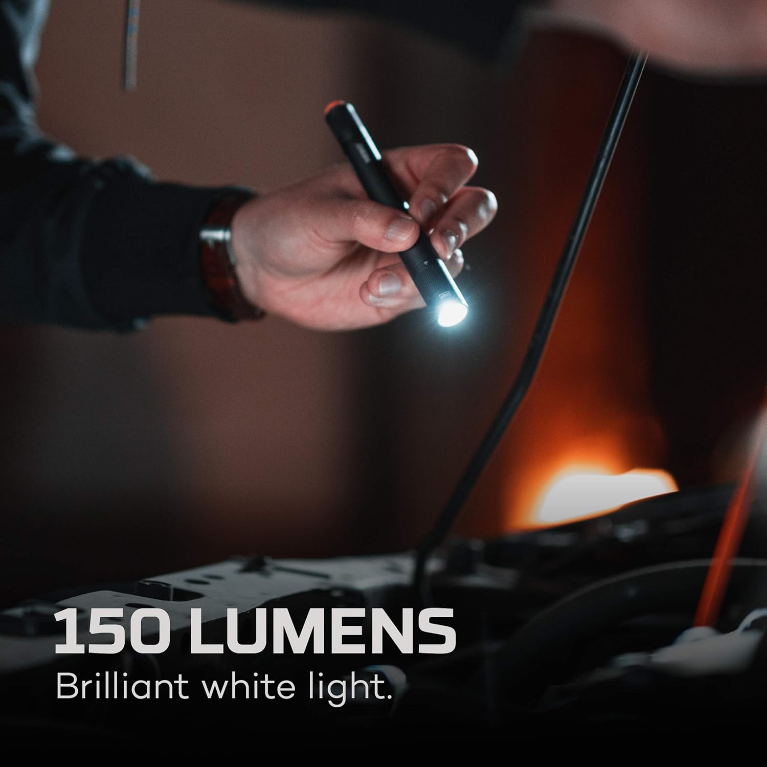 NEBO Columbo 150 Lumen LED Pen Light Flashlight | 150 Lumen Inspector Light Powered by 2 AAA Batteries