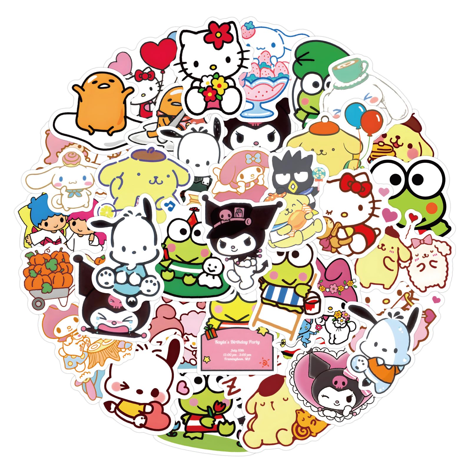 Amazon.co.jp: cheesecat かわいいシール セット漫画 ステッカー 防水
