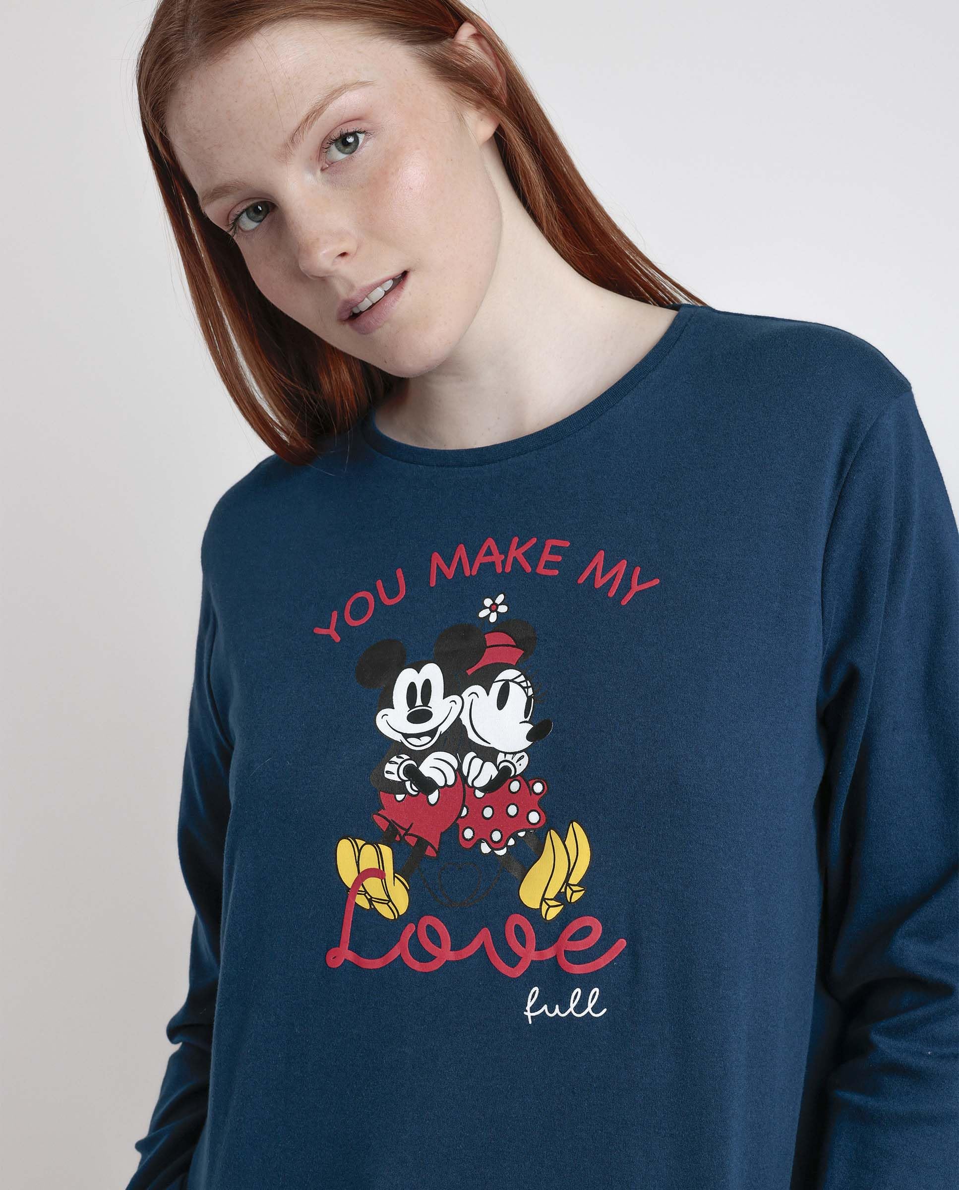 Disney Pijama Manga Larga You Make me Love para Mujer