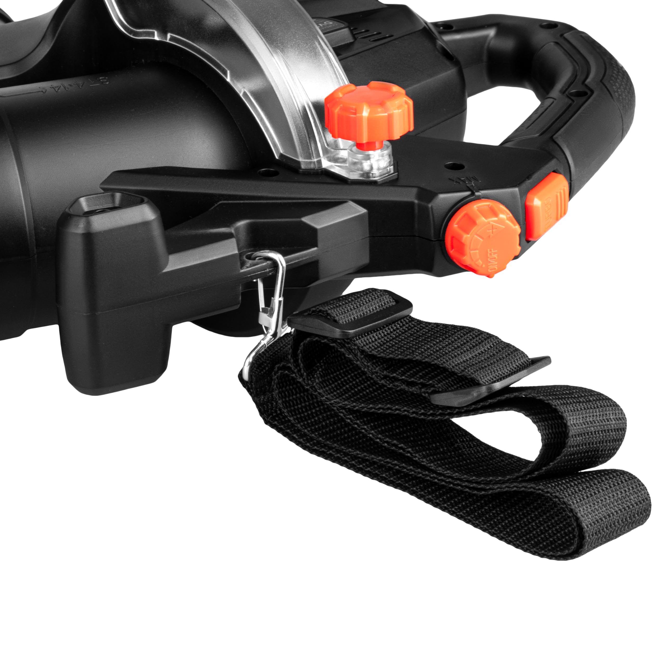 Aspirador Soplador de Jardín Inalámbrico DVB-200BC Dual 20V Brushless - Aspirador, Soplador y Triturador de Hojas 15:1-2 Baterías 4Ah y Cargador Dual - Bolsa 45L - por Dnipro-M