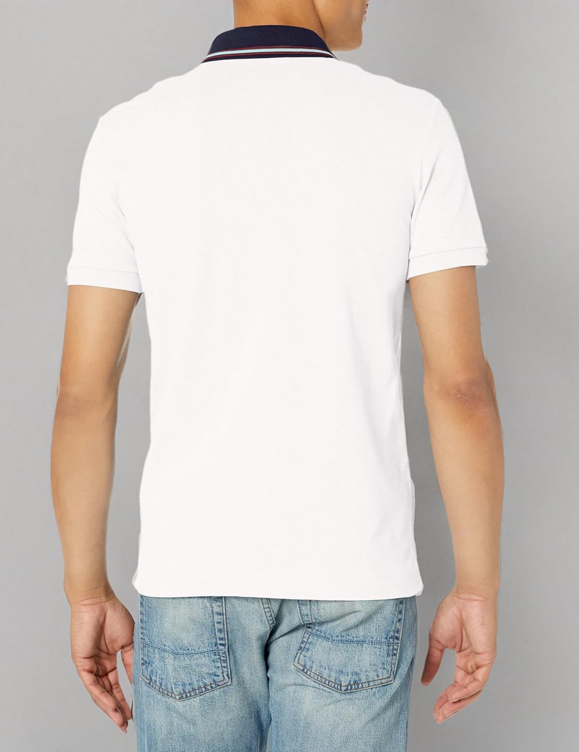 Lacoste Mens Smart Paris Regular Fit Contrast Neck Polo Shirt - Image 3