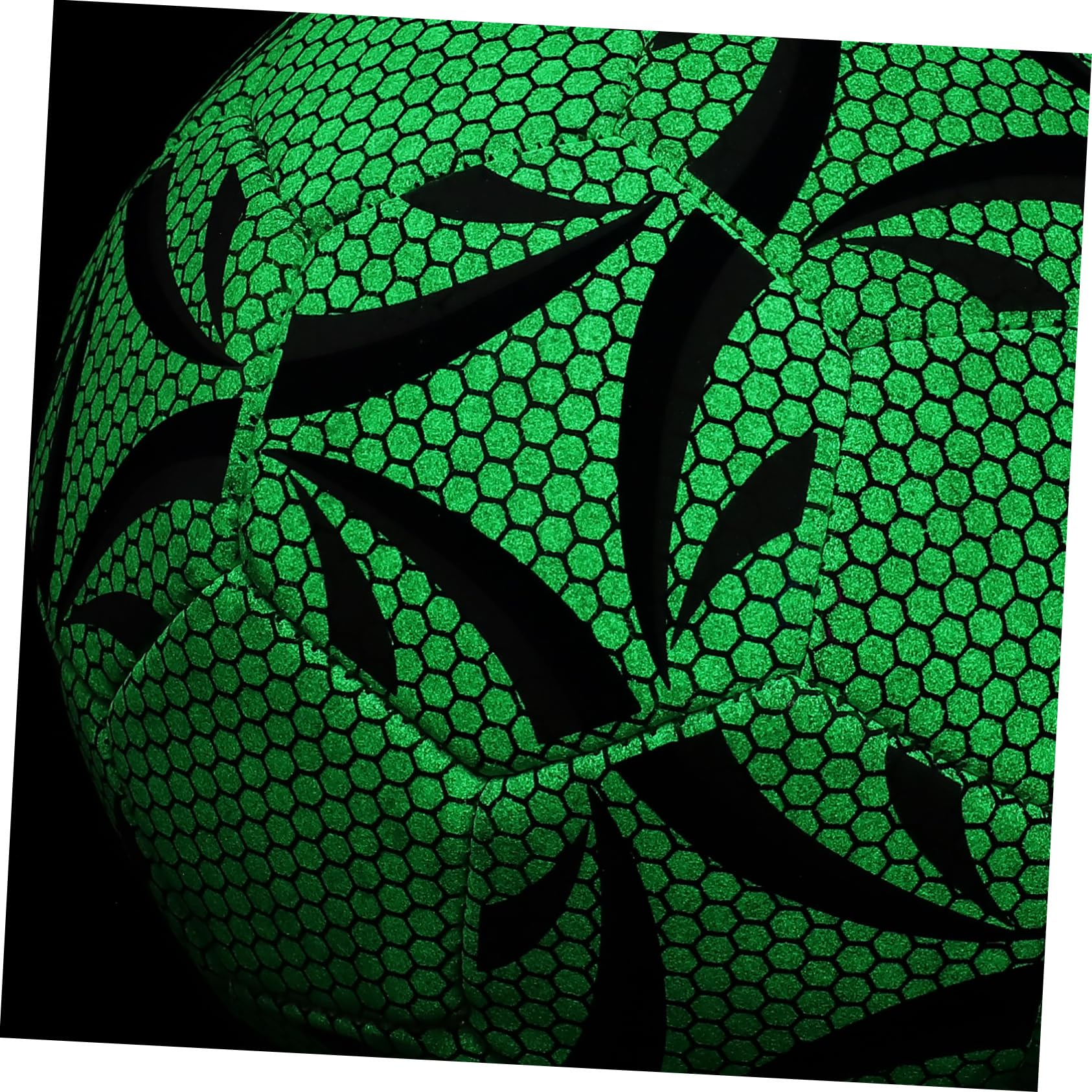 BESPORTBLE Balón De Fútbol Fluorescente Resistente Al Desgaste De PU para Entrenamiento