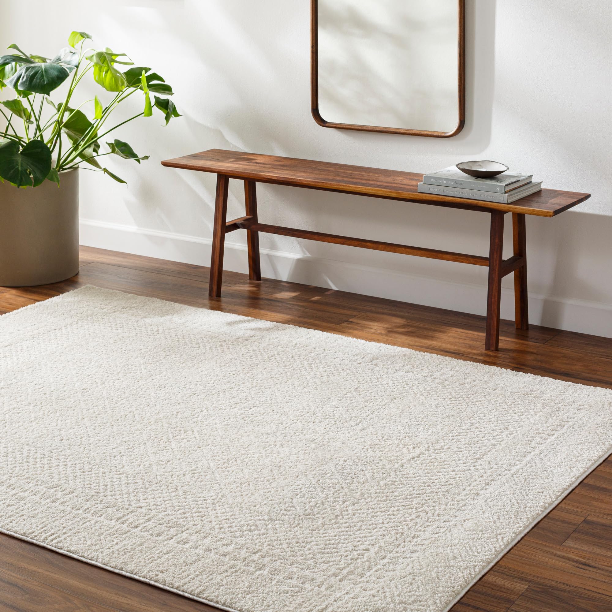 Livabliss Freud Modern Scandinavian Area Rug,7'10" x 10', Ivory
