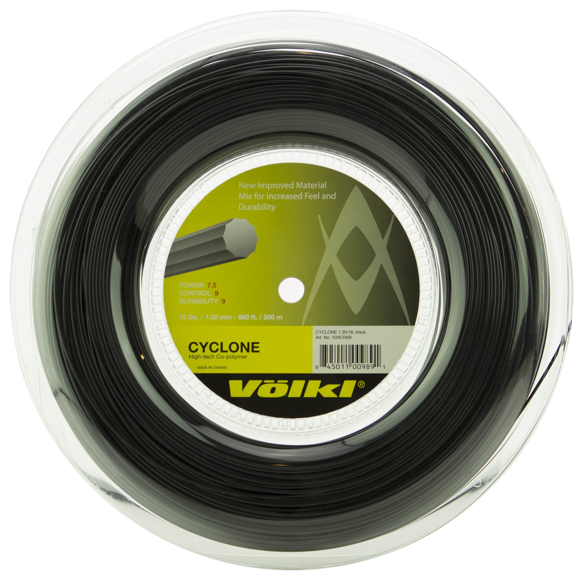 VolklCyclone Reel Neon Tennis String