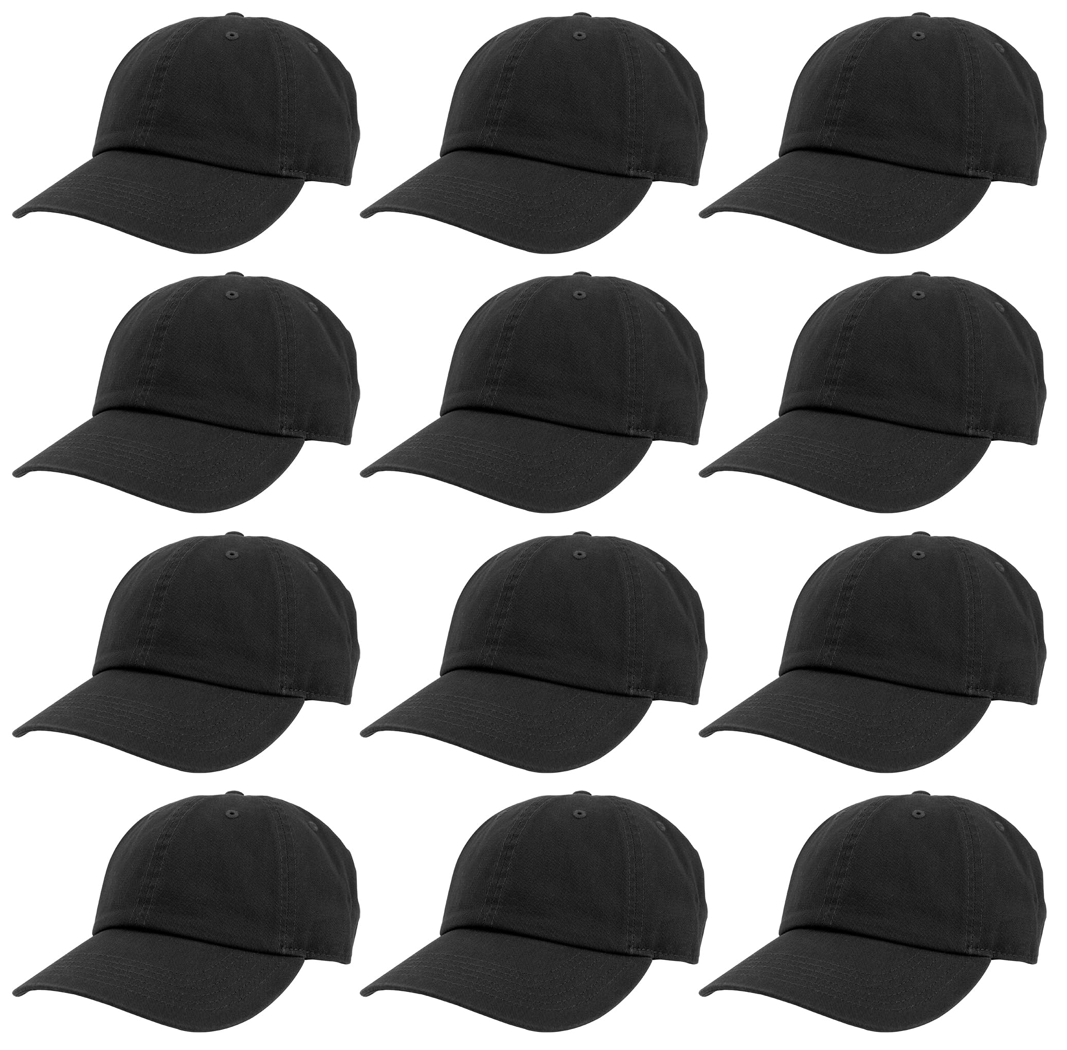 Gelante 100% Cotton Baseball Caps