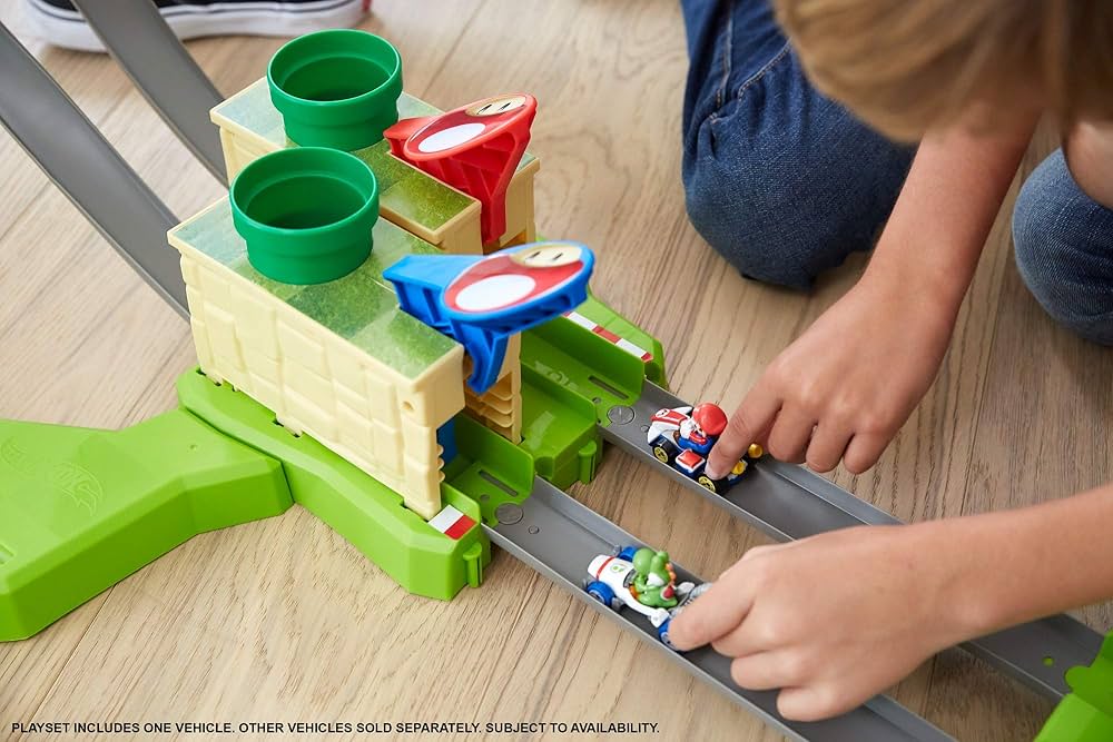 mario kart circuit track hot wheels