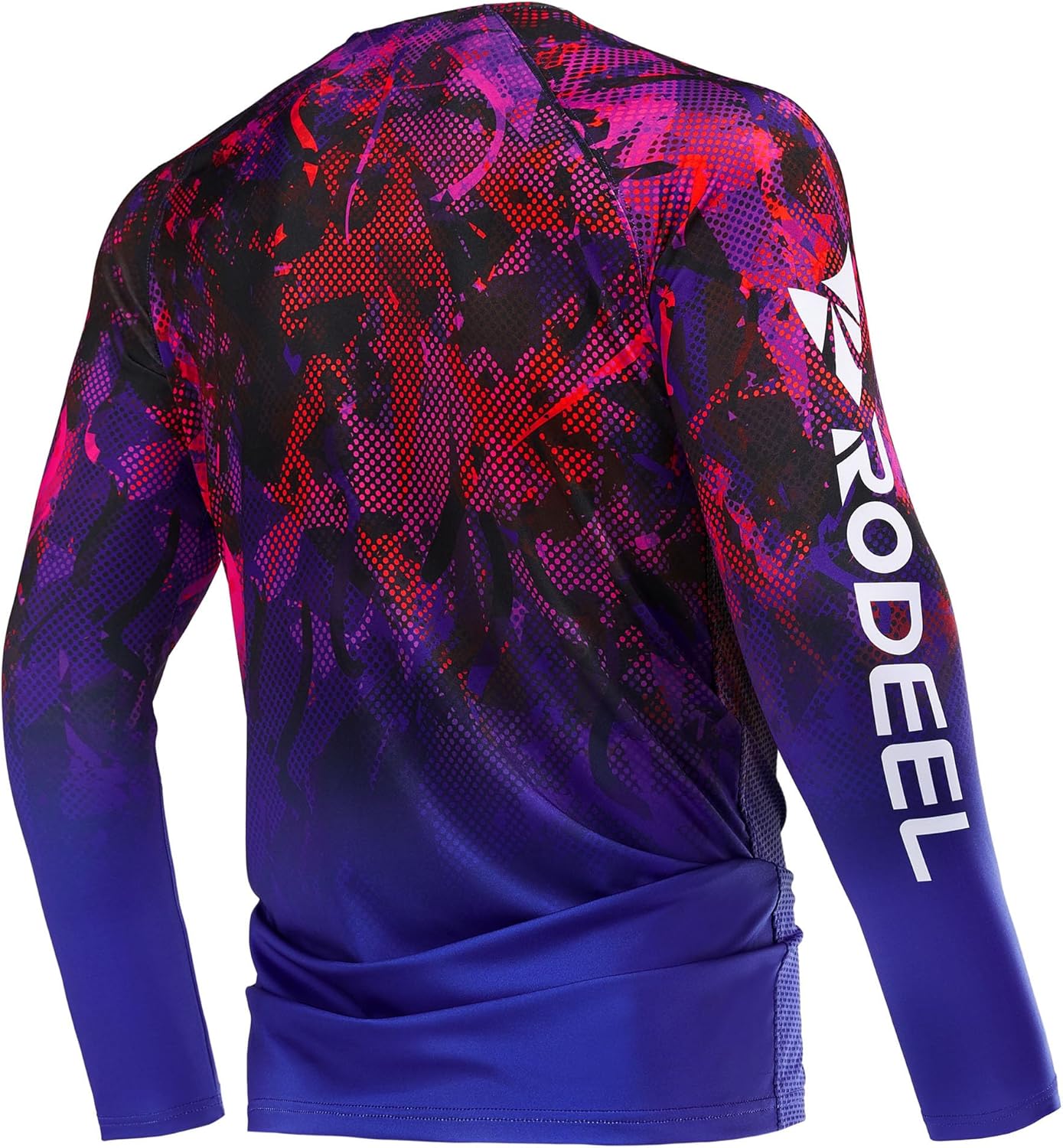 Rodeel Mens Loose-Fit Fishing T-Shirt Vented River Bluff Performance Long Sleeve Shirt UPF 50 Sleeve - Image 4