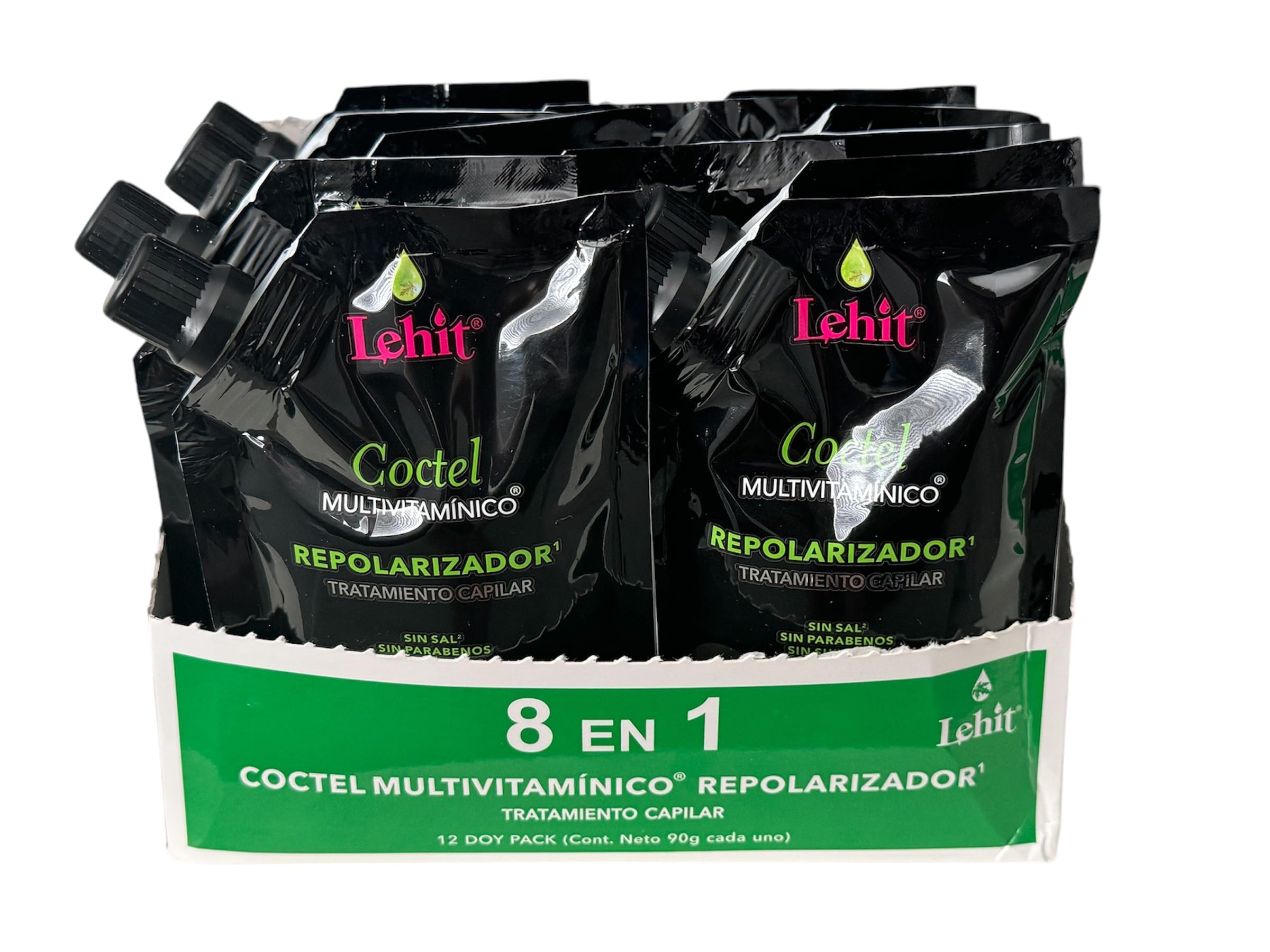 Amazon.com: Lehit Coctel Multivitaminico 8 en 1 Tratamiento