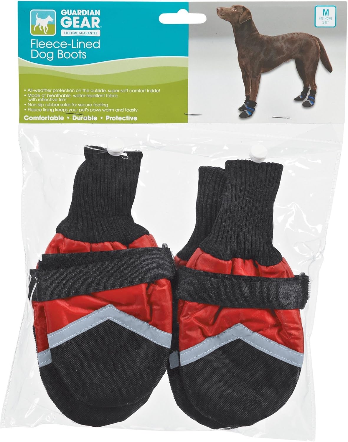 fleece lined dog boots