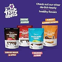 Vista 8 de Fruitables Golosinas para perros – Bocadillos enteros – Bisonte a la parrilla y golosinas para perros – Golosinas saludables para perros – 5 onzas