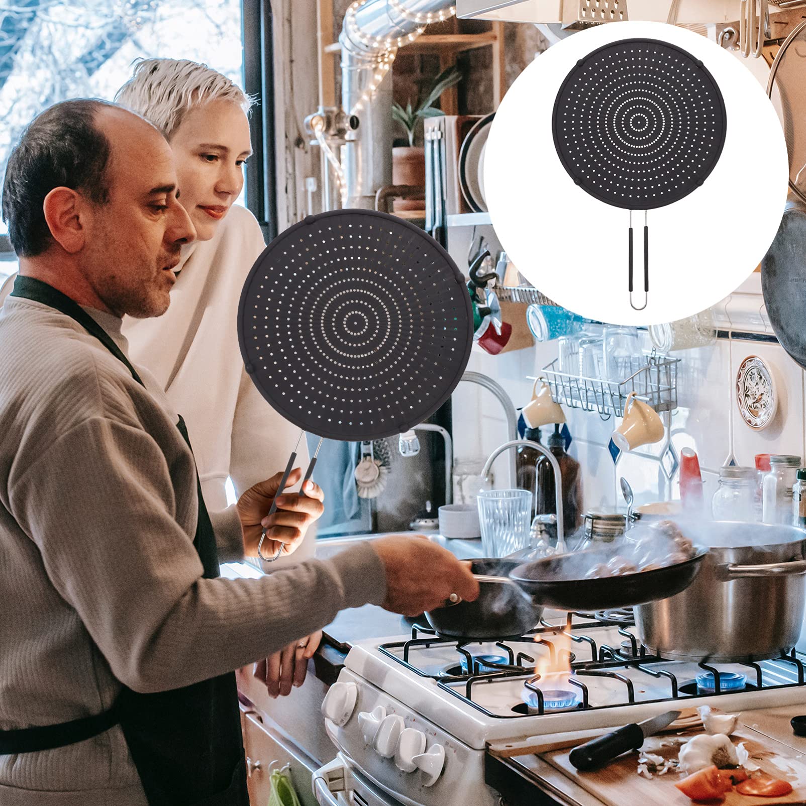 TOPBATHY 1 Pc Séparateur De Graisse En Silicone Graisser La Poêle à