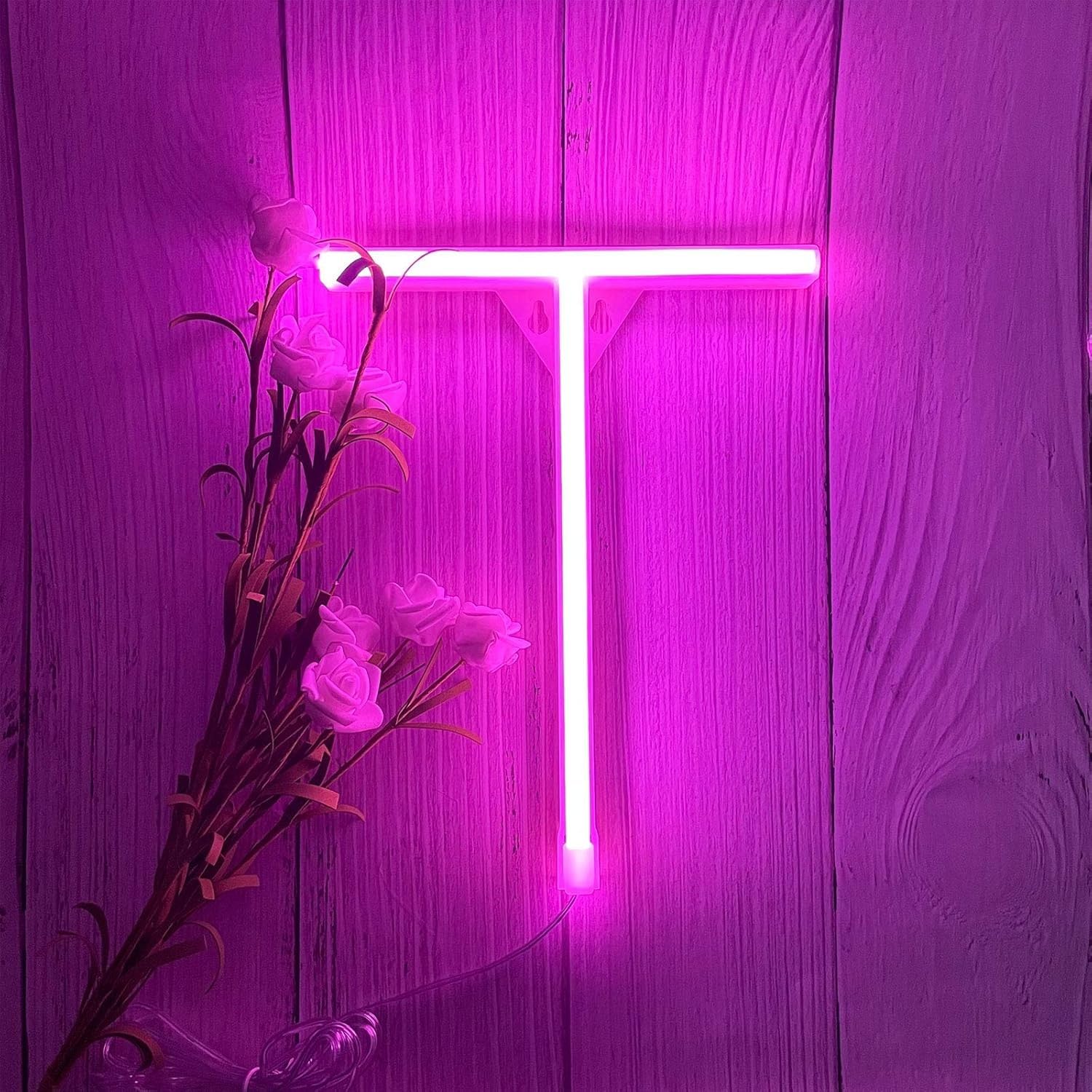 LED Marquee Letter Lights, Light Up Letters Glitter Alphabet Letter Sign Battery Powered for Night Light Birthday Party Wedding Girls Gifts Home Bar Christmas Decoration — image 1