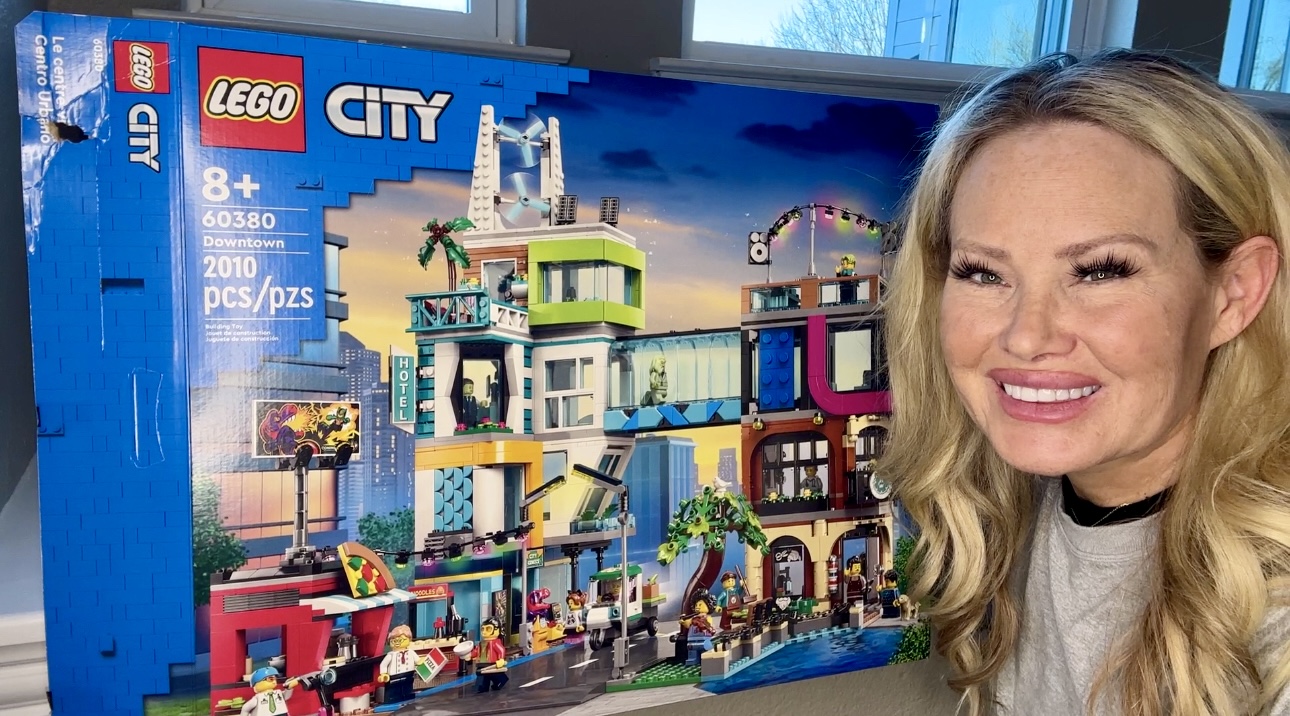 Watch LEGO City Downtown 60380 Building Toy Set on Amazon Live