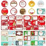 HongyiTime 144-Count Christmas Tags Sticker36 Jumbo Designs - Xmas to from Christmas Stickers Name Tags Write On Labels - Holiday Present Label