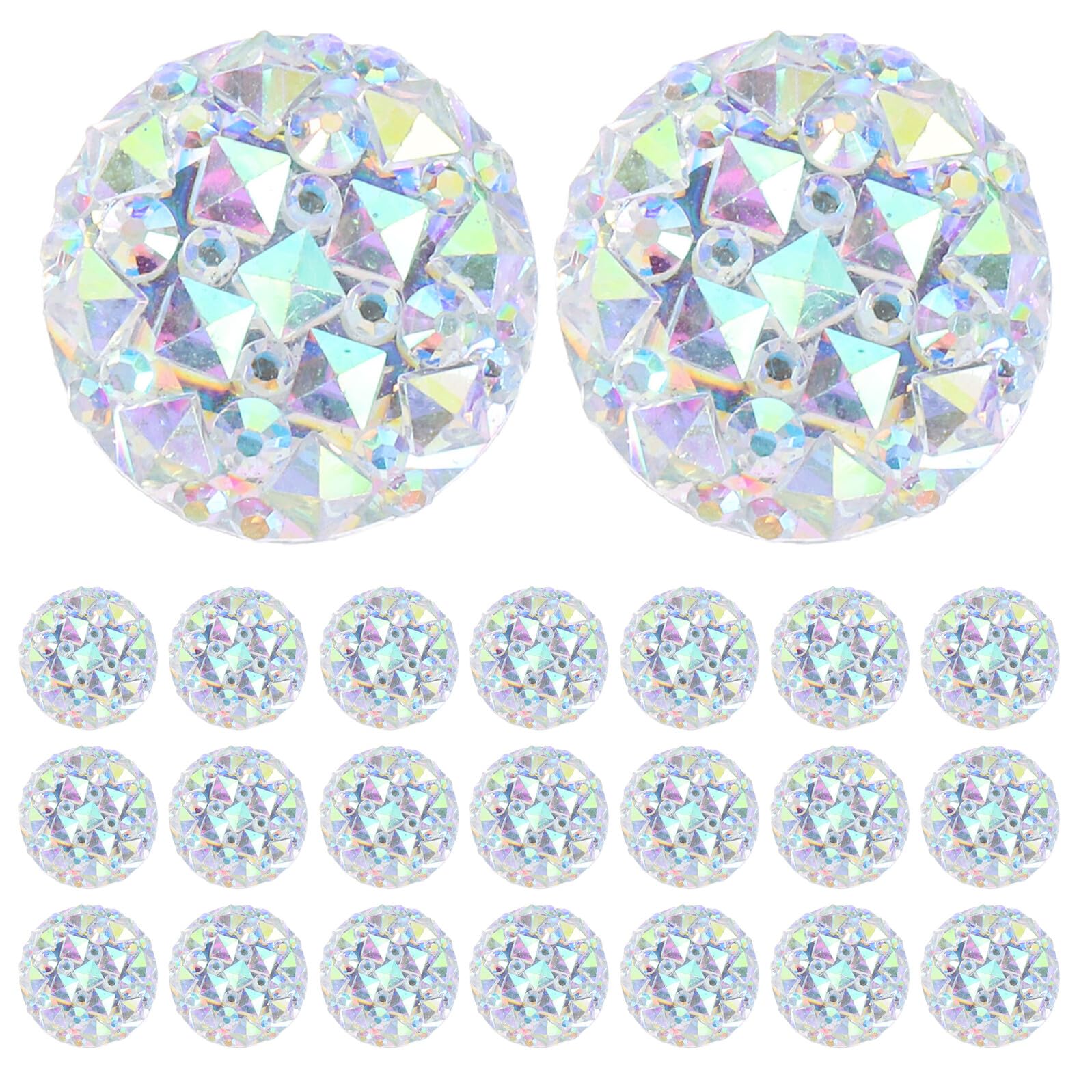 Angoily Glitter Rhinestone Push Pins 60pcs Decorative Jeweled Thumb Tacks for Cork Board Office School DIY Crafts with Imitation Diamond Resin round Head Suitable for Bulletin Boards