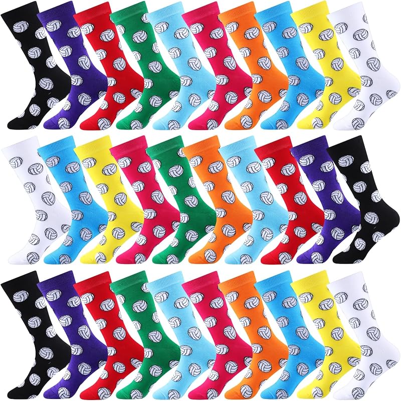 30 Pair Women Sport Soccer Socks Crew