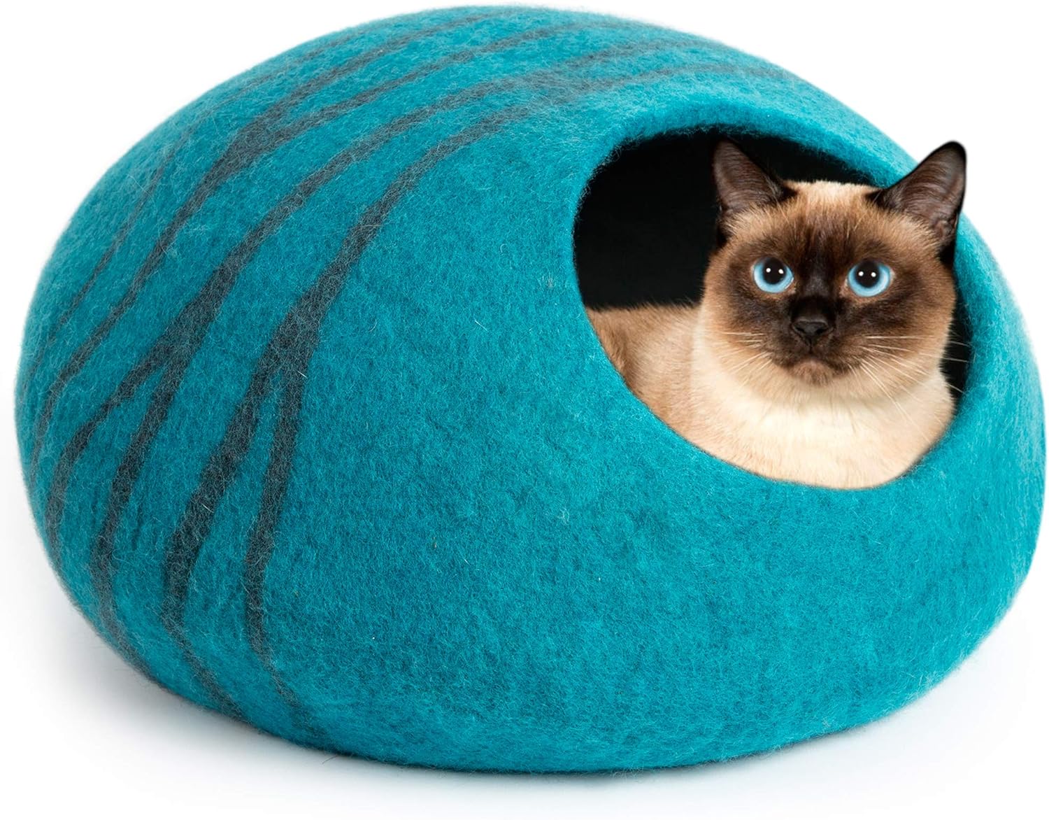 Best Cave: MEOWFIA Premium Felt Cat Bed Cave (Medium) Cat Beds