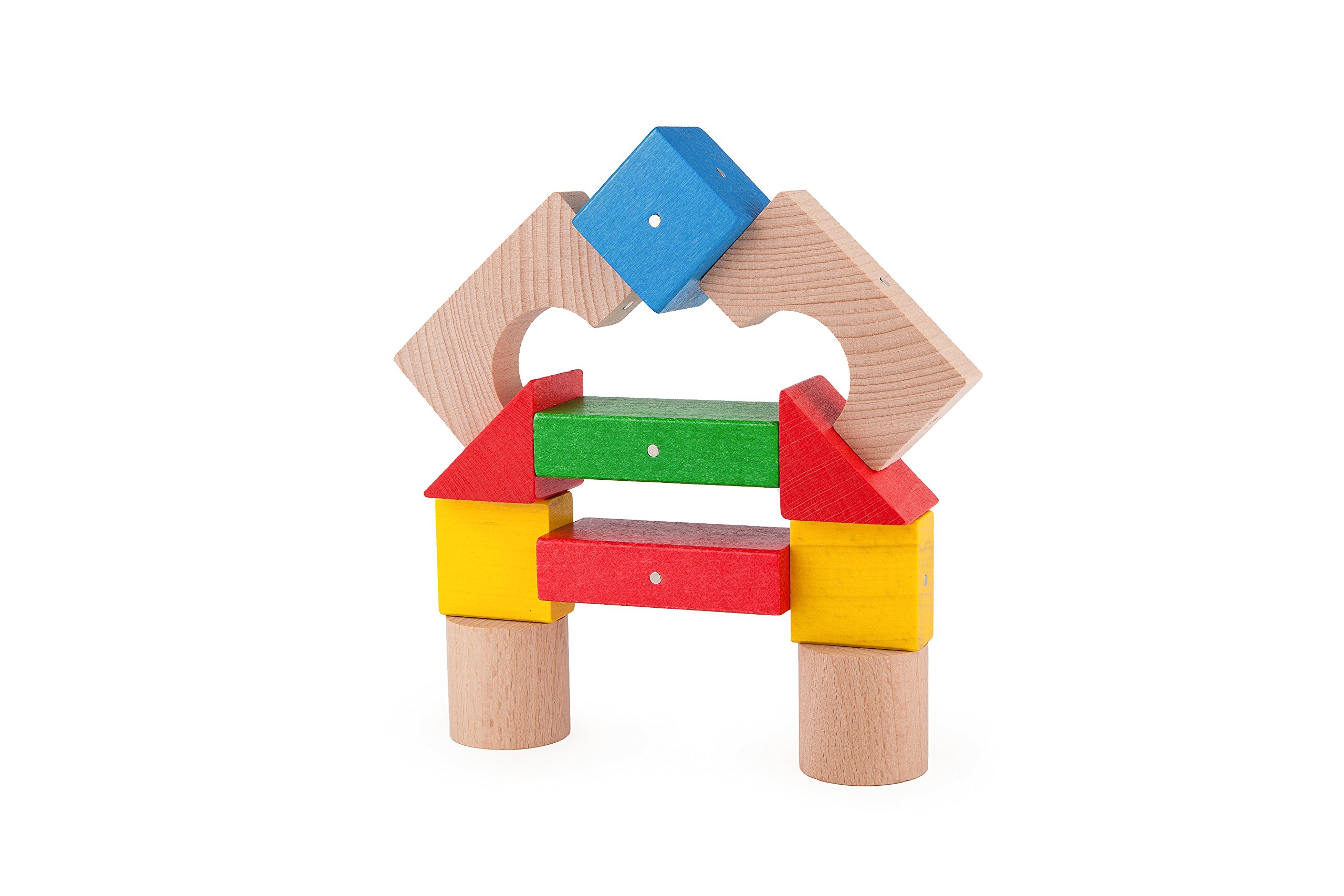 K4030 C Blocchi magnetici in Legno, Multicolore