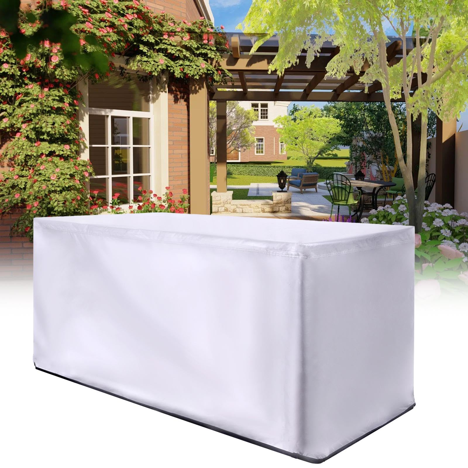 Sonnenschirm Ersatzbezug 4m - UV50+ Schirmbespannung Für Terrassenschirm