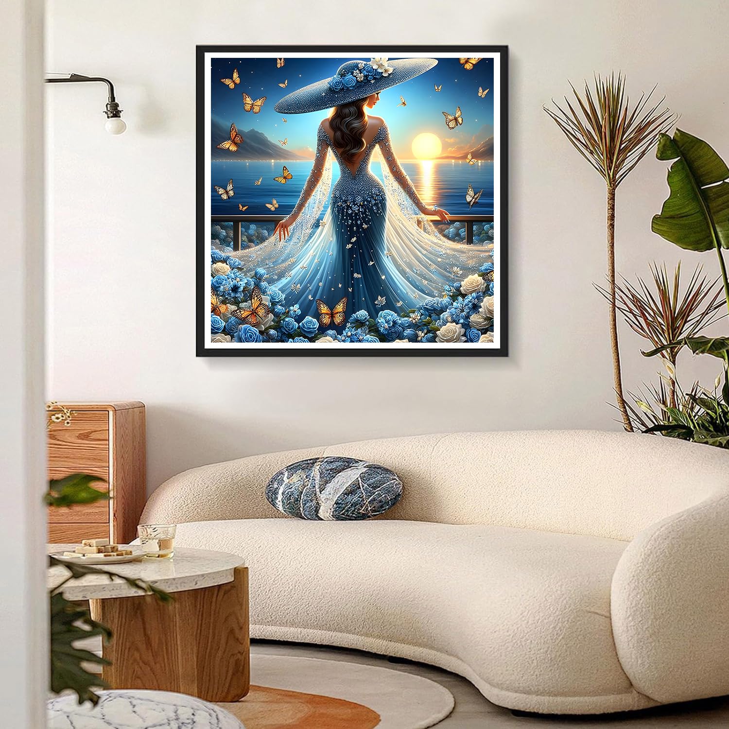 QINRUBB DIY 5D Princesse Peinture Diamant Painting Kit, 5D