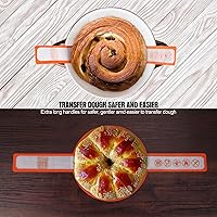 Vista 6 de 2 alfombrillas de silicona para hornear para horno holandés, bandeja de hornear de silicona, forros para horno holandés, suministros para hornear