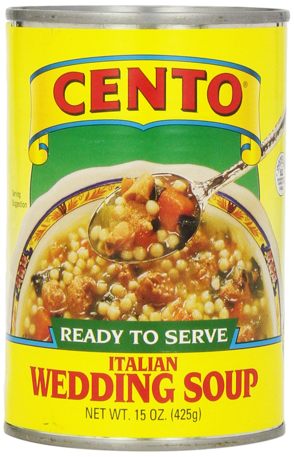 Cento Italian Style Chicken Noodle Soup, 15 Ounce Cans (Pack of 12)