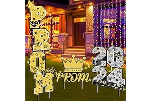 7Pcs Prom Light Up Sign: Illuminating Prom Decor