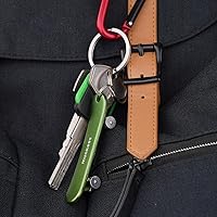 Vista 4 de munkees Paquete de 2 llaveros para abridor de botellas Skate, abridor de cerveza de aluminio, accesorios de viaje al aire libre, Gris