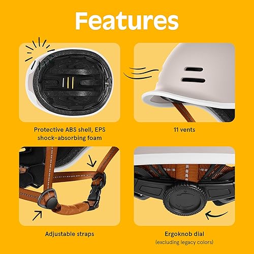 Miniatura 4 de Retrospec Remi - Casco de bicicleta para adultos para hombres y mujeres, casco de bicicleta para desplazamientos, ciclismo de carretera, patinaje