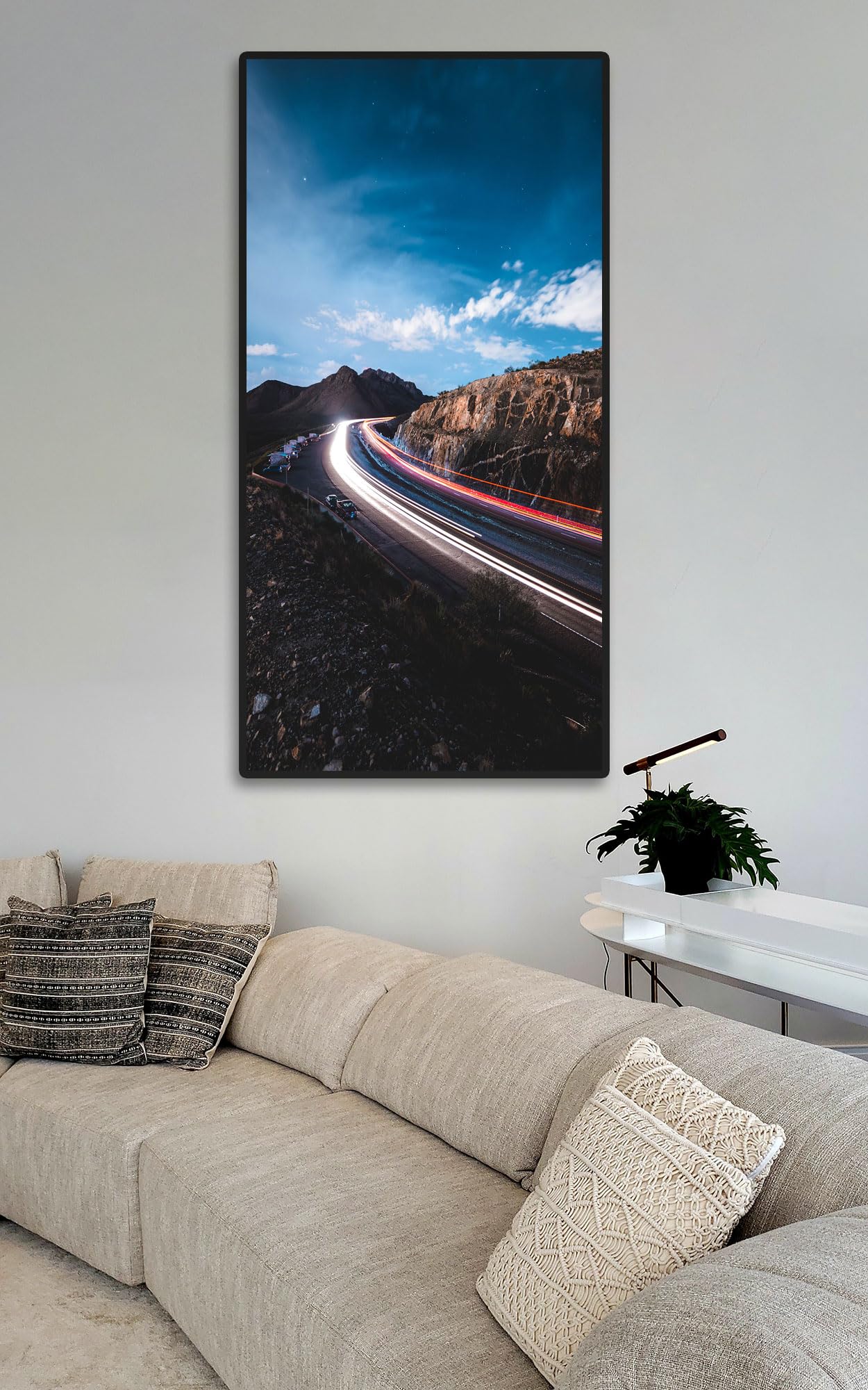 Instarry DIY 5D Diamond Painting Grandi Dimensioni Autostrada del Cielo Decorazione per Casa e Pareti 120x60 cm