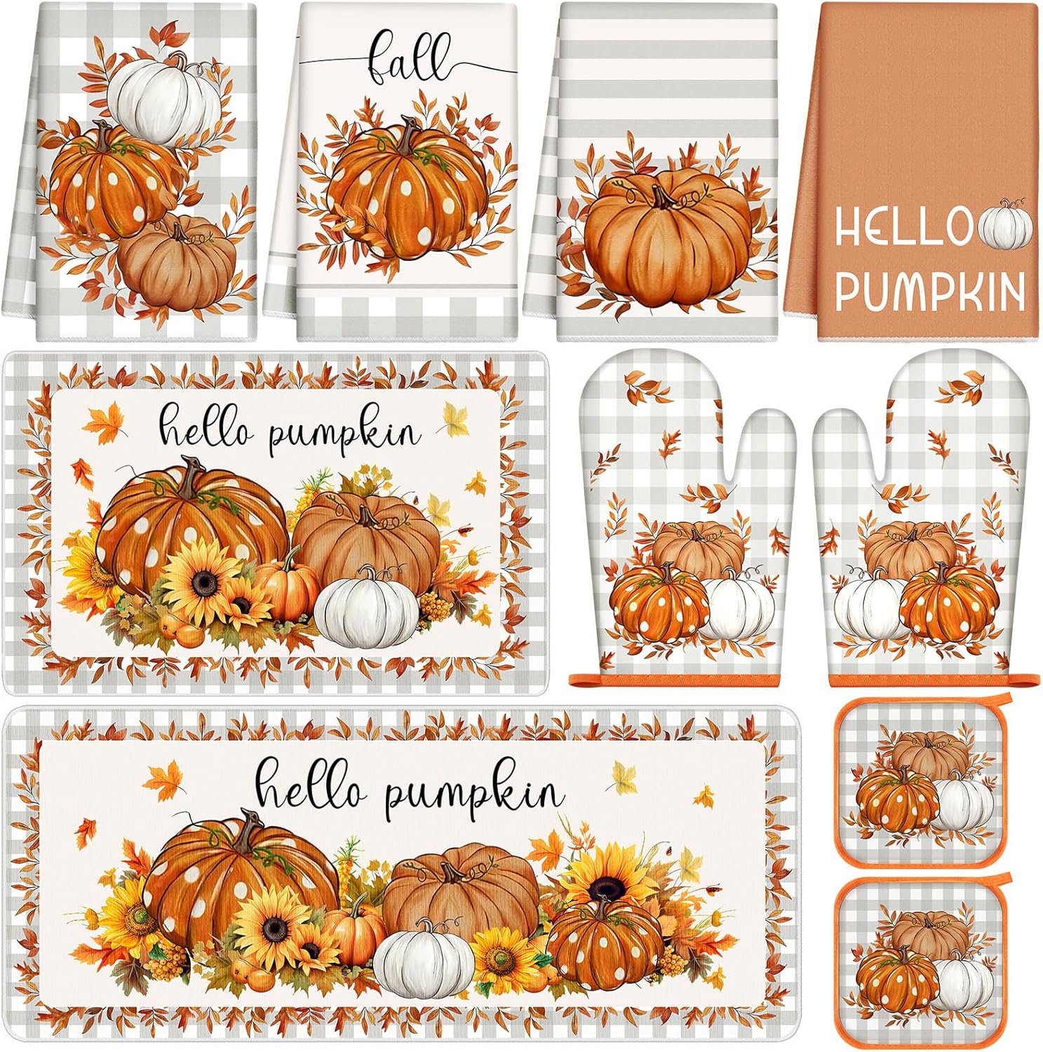 Nuanchu Fall Kitchen Decor Set