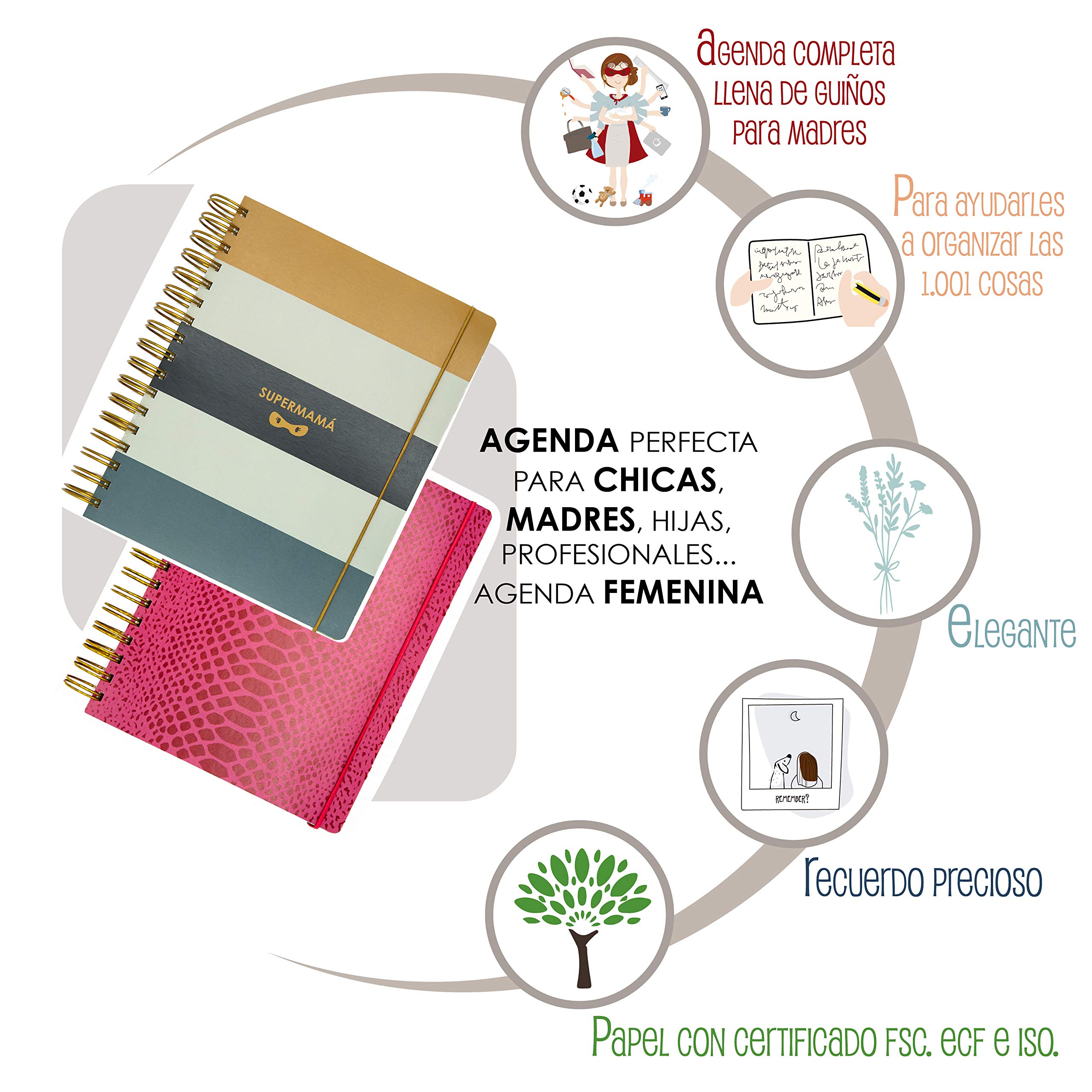 Susiko Agenda Anual 2021 Súper Mamá