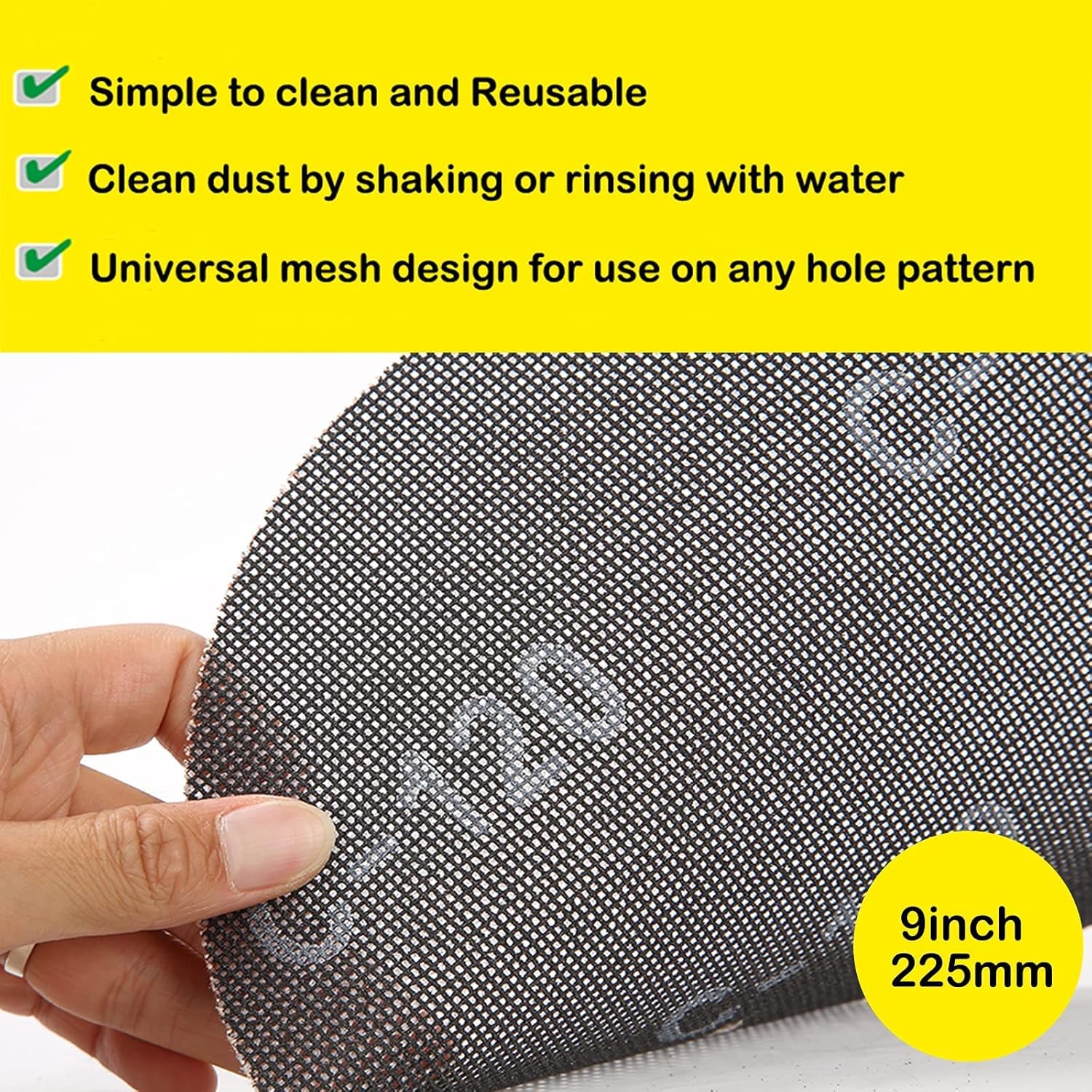 Drywall Sander with Vacuum, Labor-Saving Handle and Unique Fixture for Ceiling Sanding, Electric Drywall Sander with LED Light, ETL Listed, CUBEWAY - - 