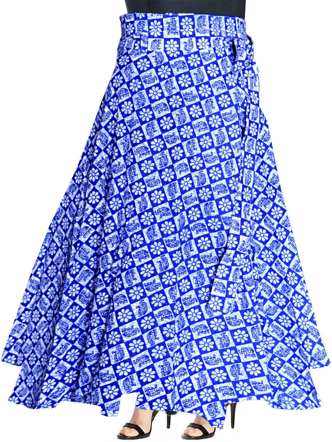 jwf Women Maxi Skirt (SSK_047_Multicolored_Free Size)