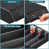 Vista 2 de Tioncy 2 cajas de tarjetas para tarjetas intercambiables, caja de almacenamiento de más de 4800 tarjetas, funda para tarjetas, caja de tarjeta