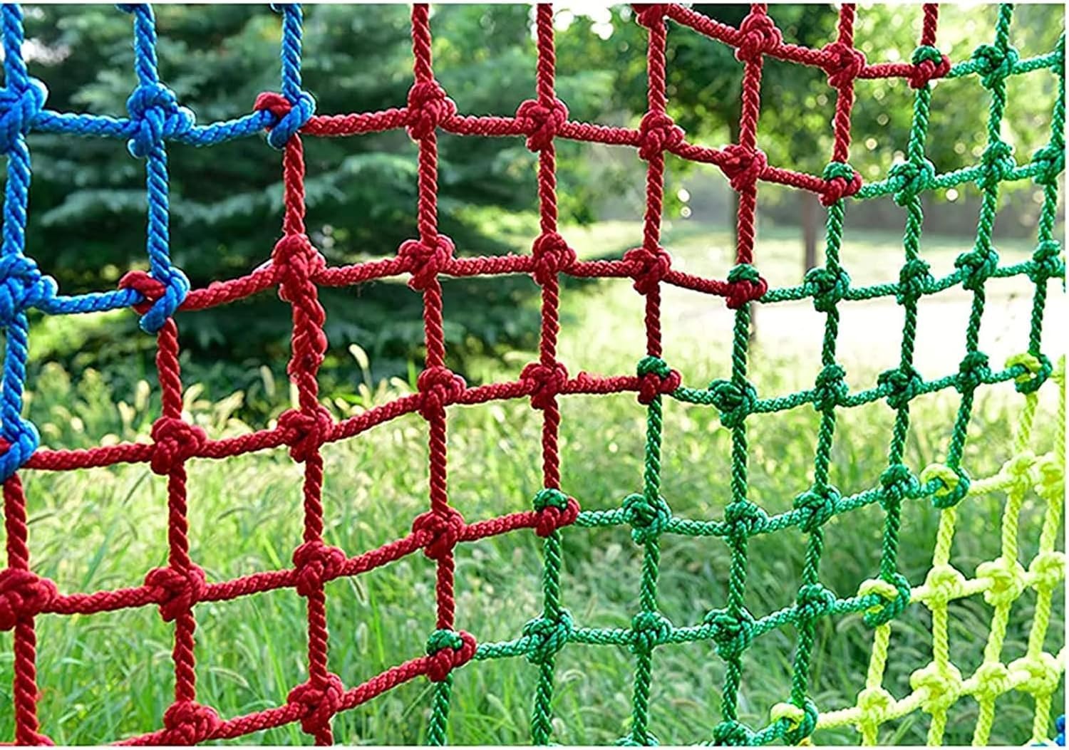 Filet de corde en maille de jute naturelle tressée pour décoration et aménagement 5m