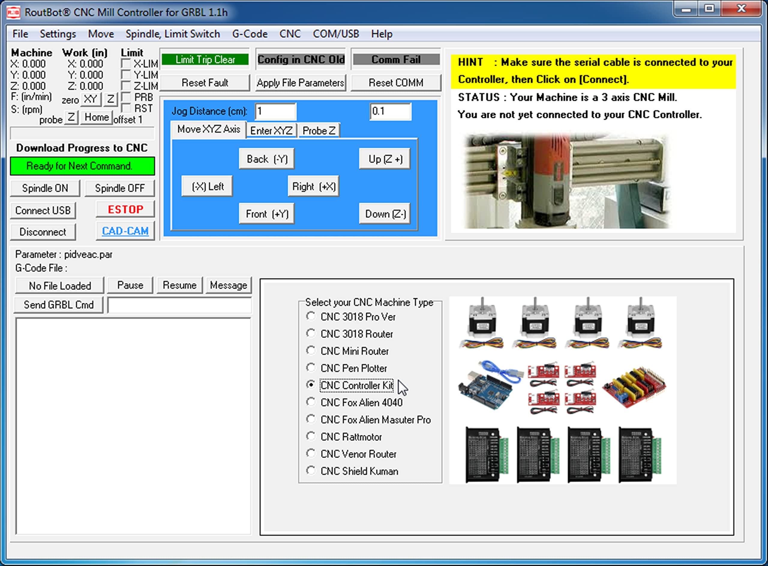 CAD CAM CNC 3018 3020 1610 Mill Software plus tutorial videos RoutCad Standard. Three easy steps all in one integrated program: 1-design, 2-define machine sequence, 3-drive cnc.