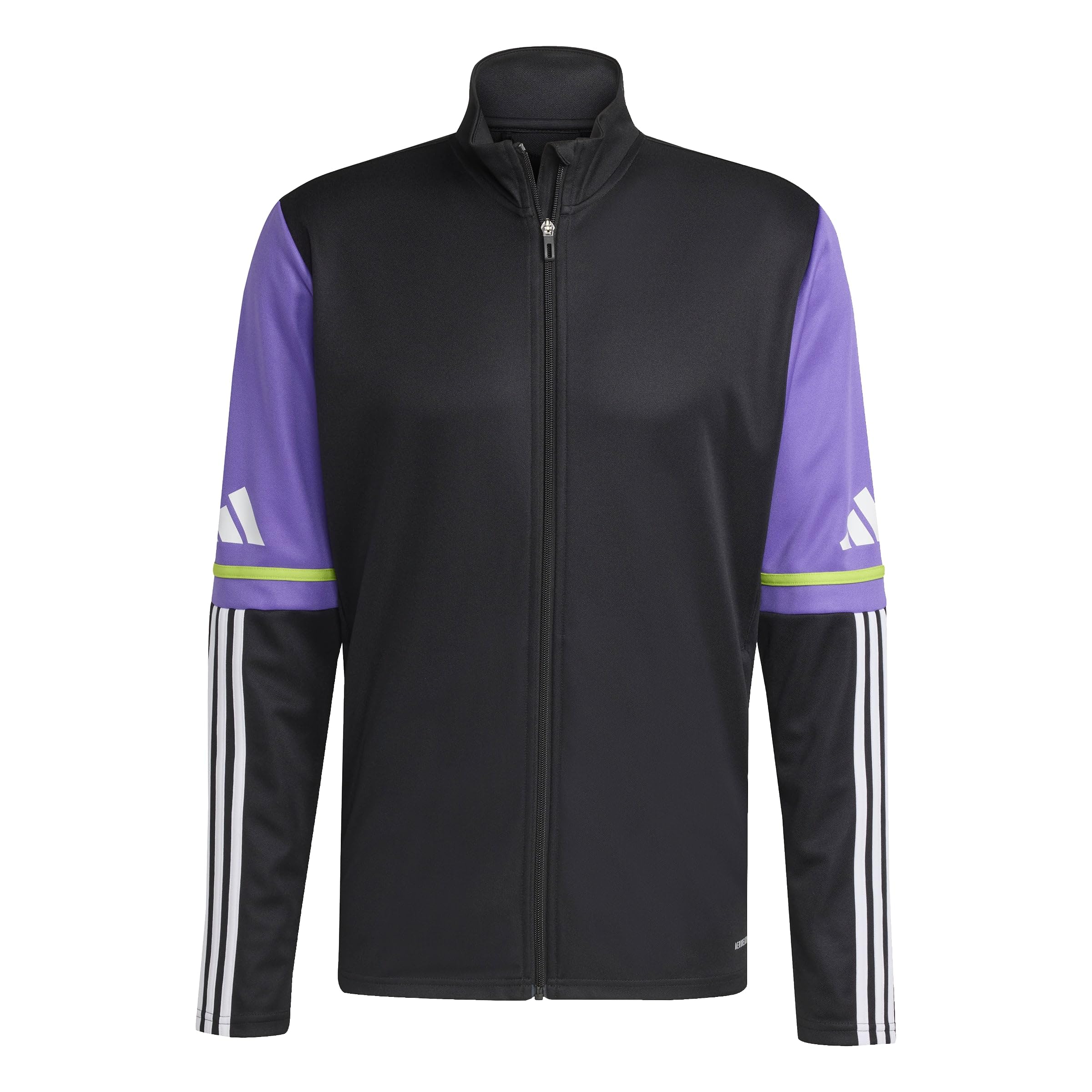 adidas Men's Squadra25 Training Jacket, Black/Purple Rush, XL