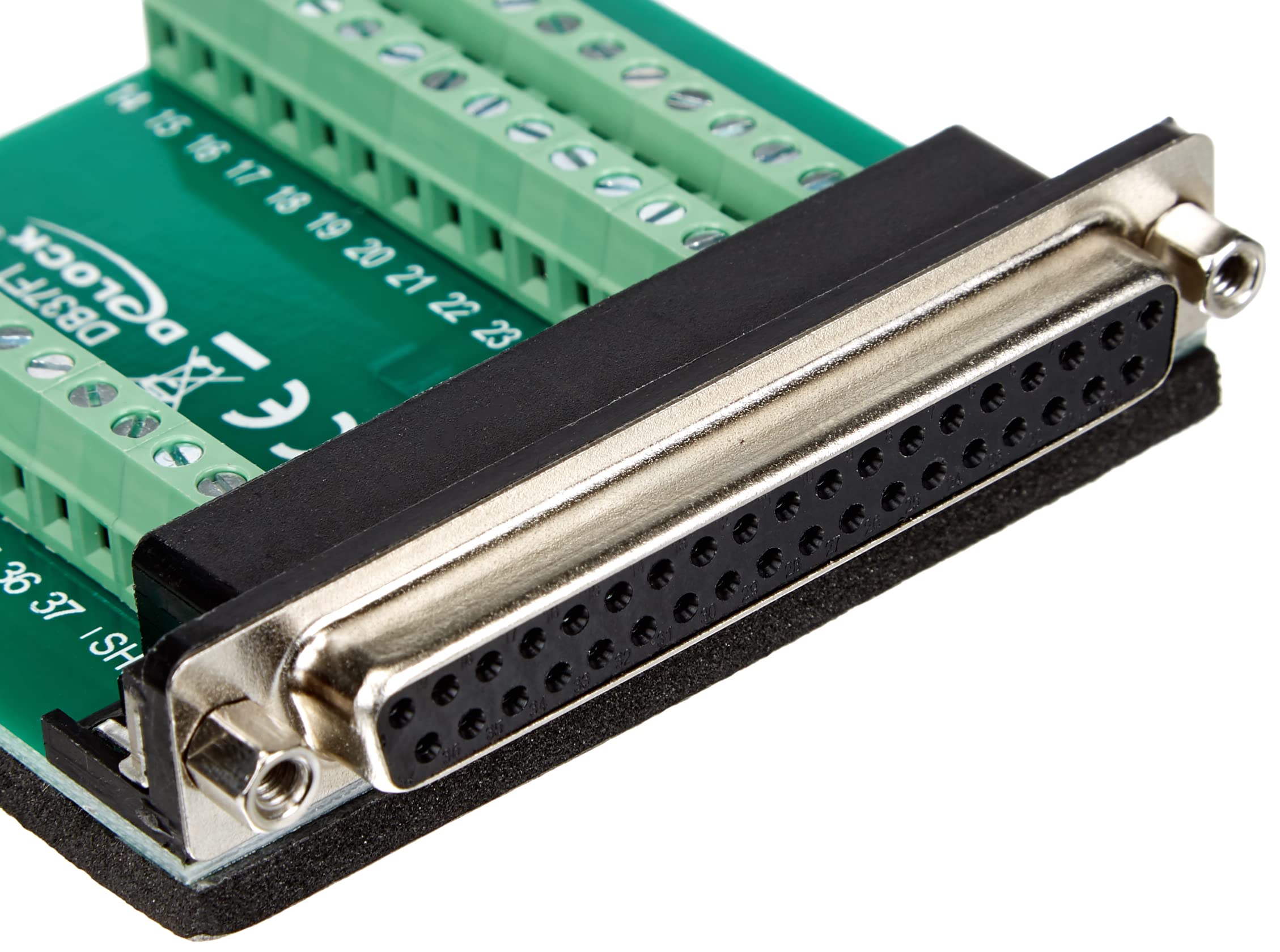 DeLock 65319 - Adaptador de Puerto Paralelo (D-Sub 37 Pin - 39 Pin Terminal Block), Verde