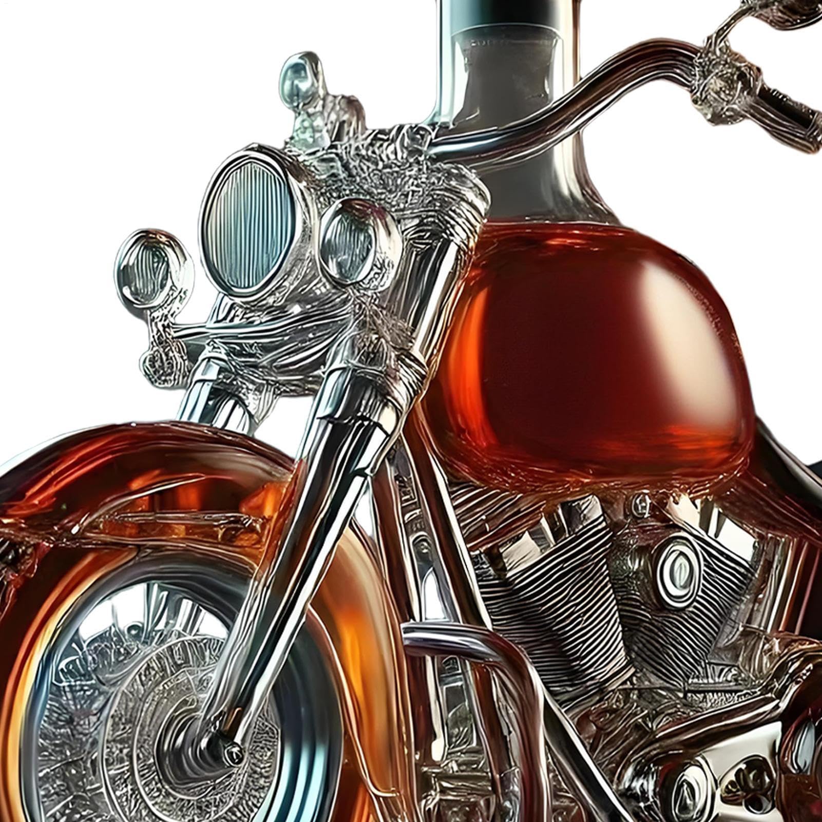 Karafka do whisky Cruiser Motorbike, unikalny prezent urodzinowy, rocznicowy, wprowadzenie si? do domu dla niego, m??a, dziadka, zestaw karafek alkohol do wódki, szkockiej, burbonu, wina w