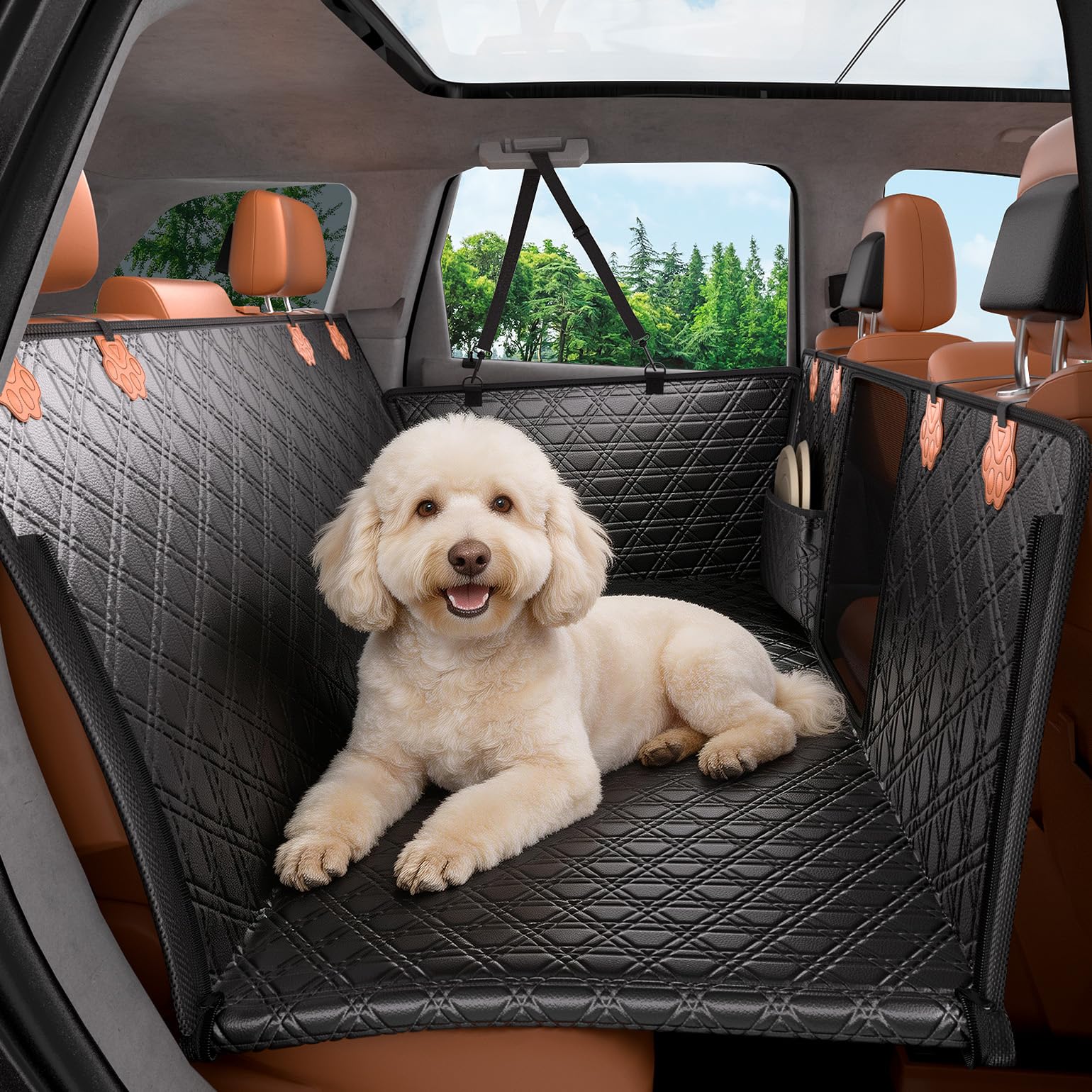 JOYTUTUS Back Seat Extender for Dogs