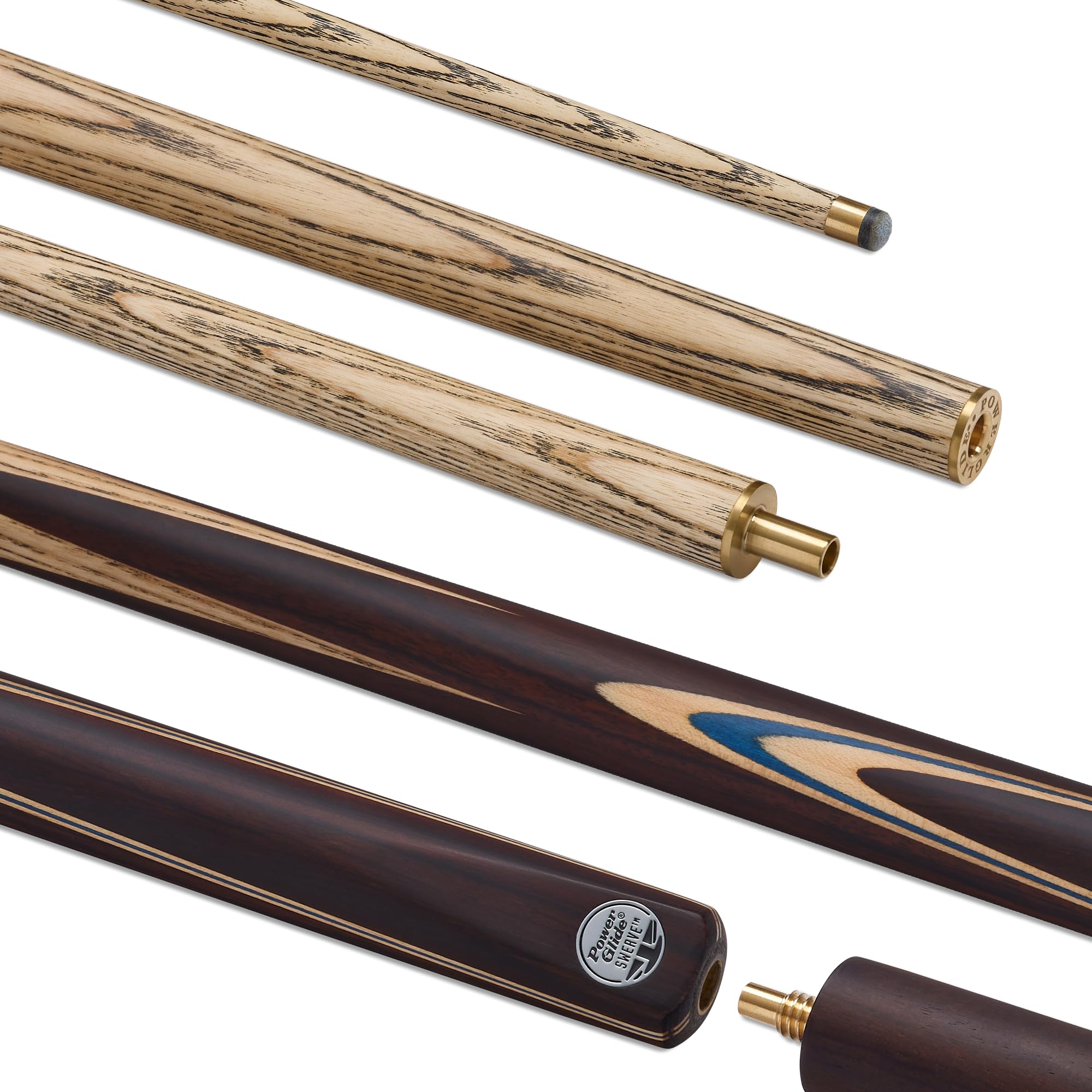 Powerglide Swerve 2 Piece Snooker Cue 18oz Snooker Cue