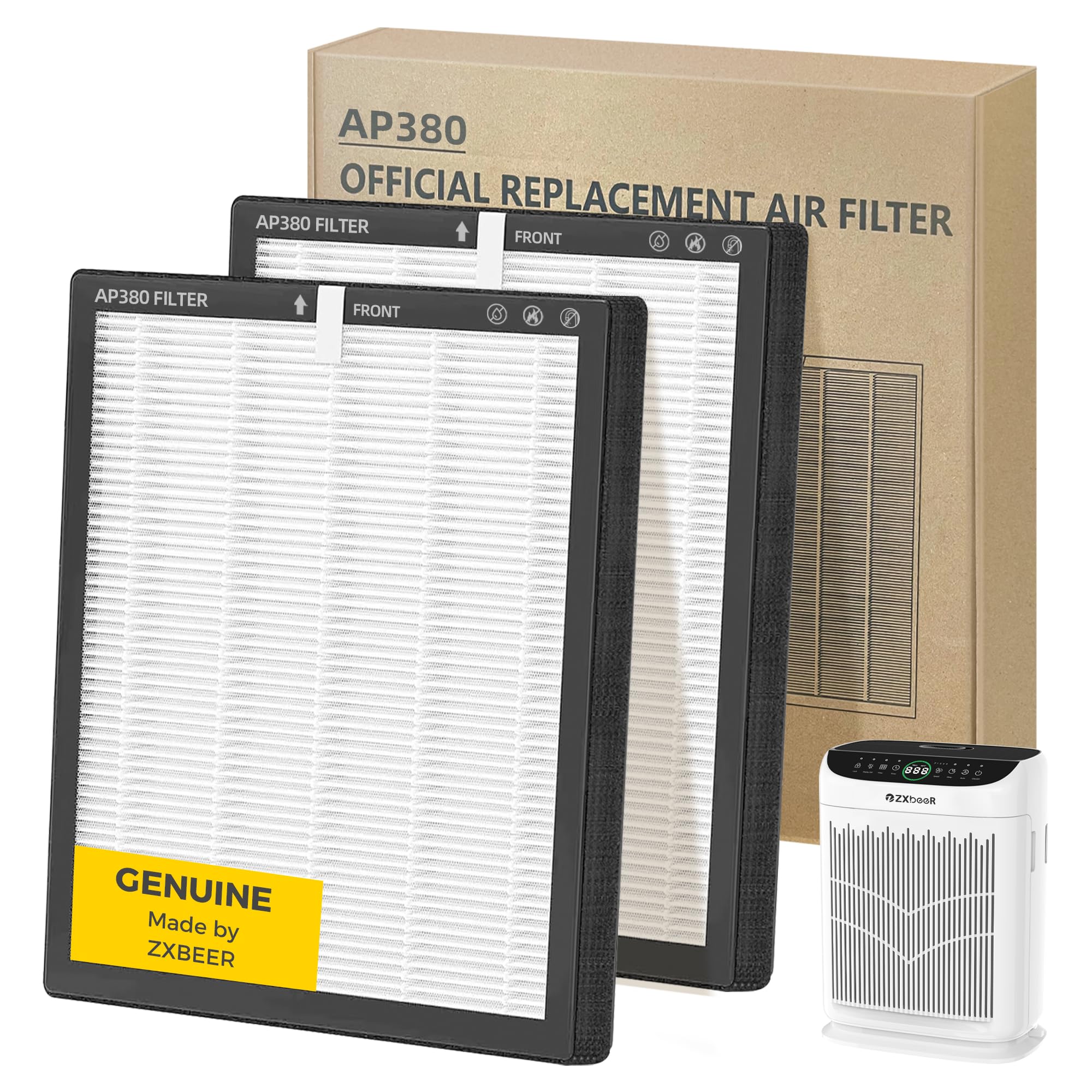 あいページ Amazon.com: Replacement Filter Compatible with ZXBEER AP380 Air